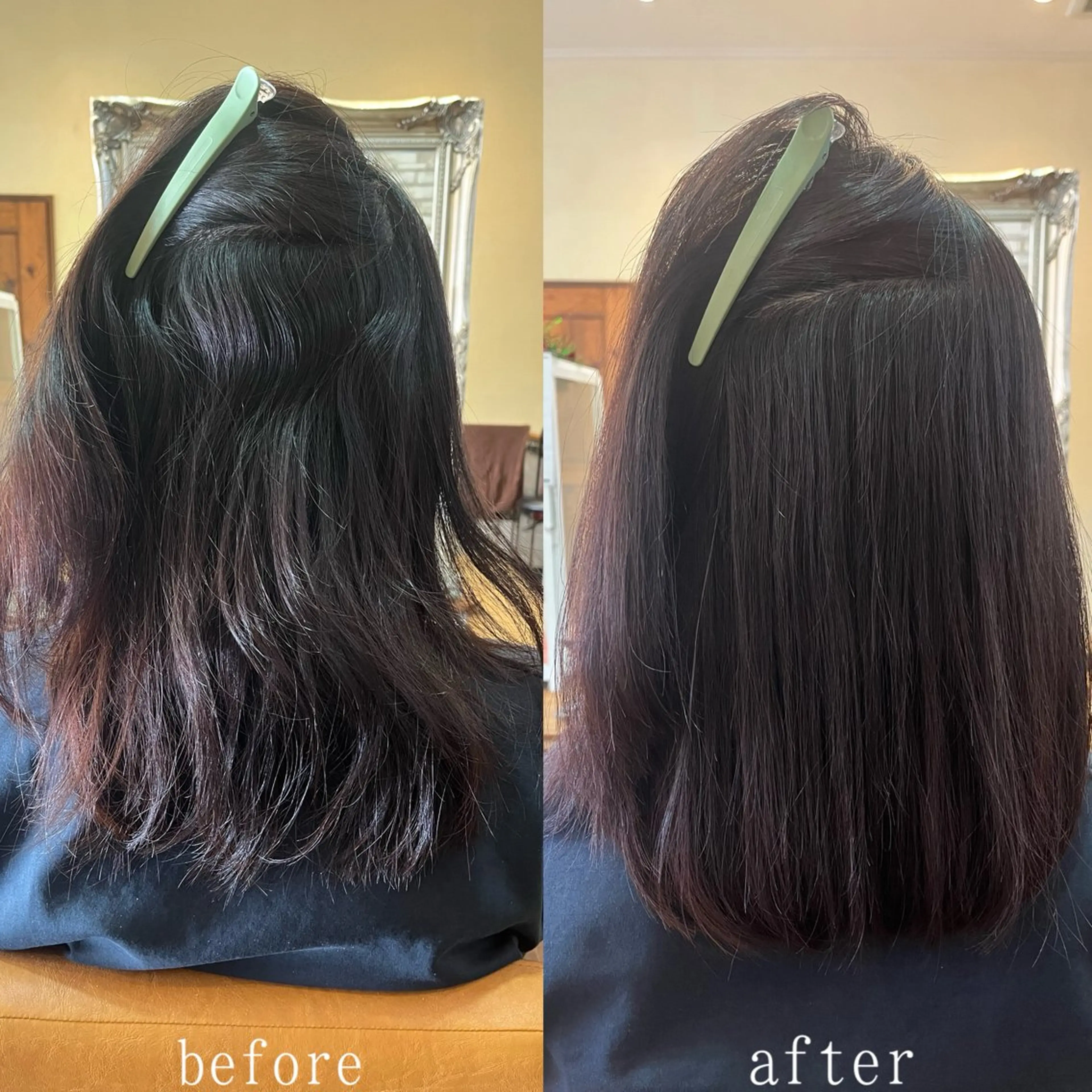 セミロング カット 縮毛矯正 Ayumi/艶カラー /レイヤー/ネイルのネイルデザイン