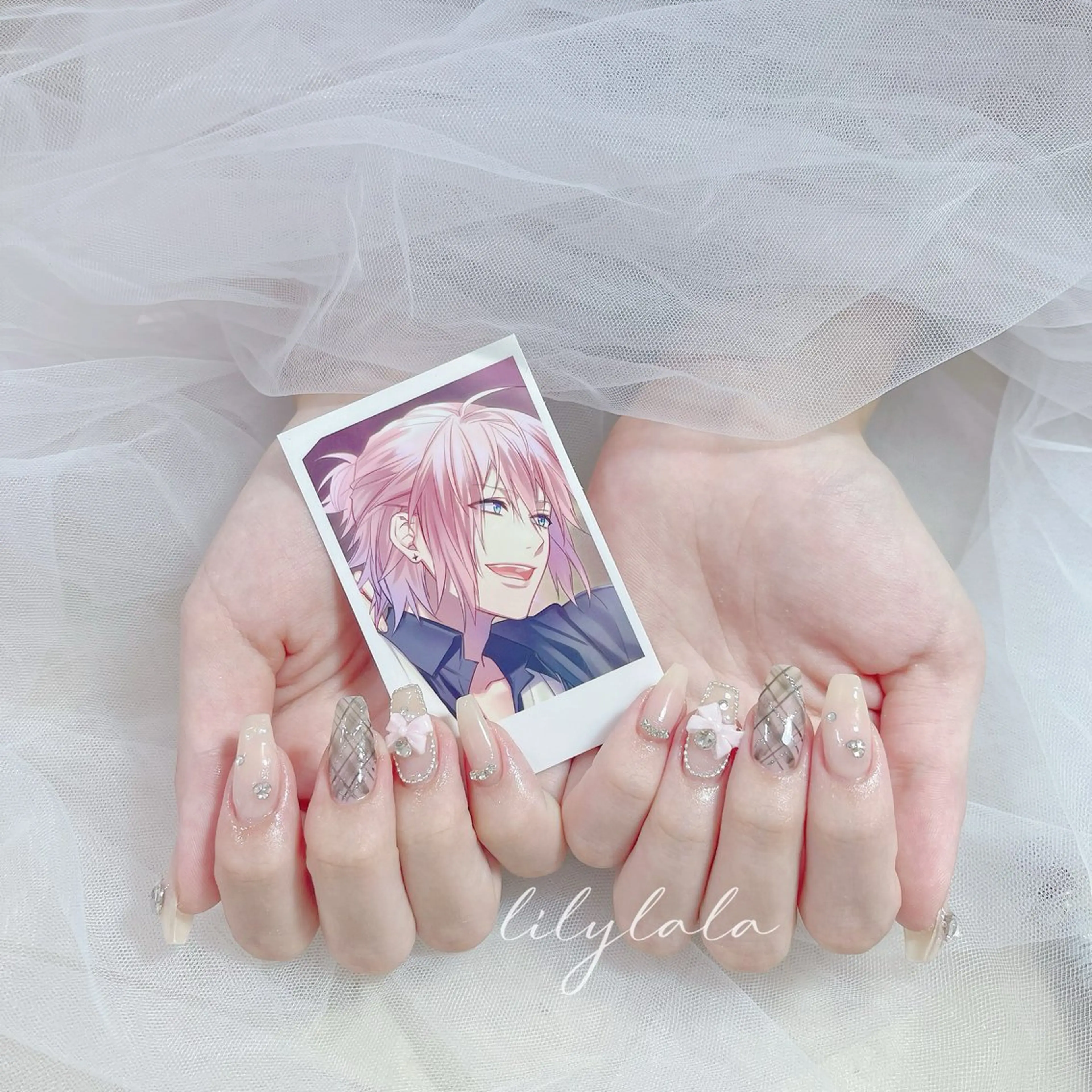 ネイル アートネイル ジェルネイル キラキラネイル ニュアンスネイル オフィスネイル ハンドネイル Kitty Nailのネイルデザイン