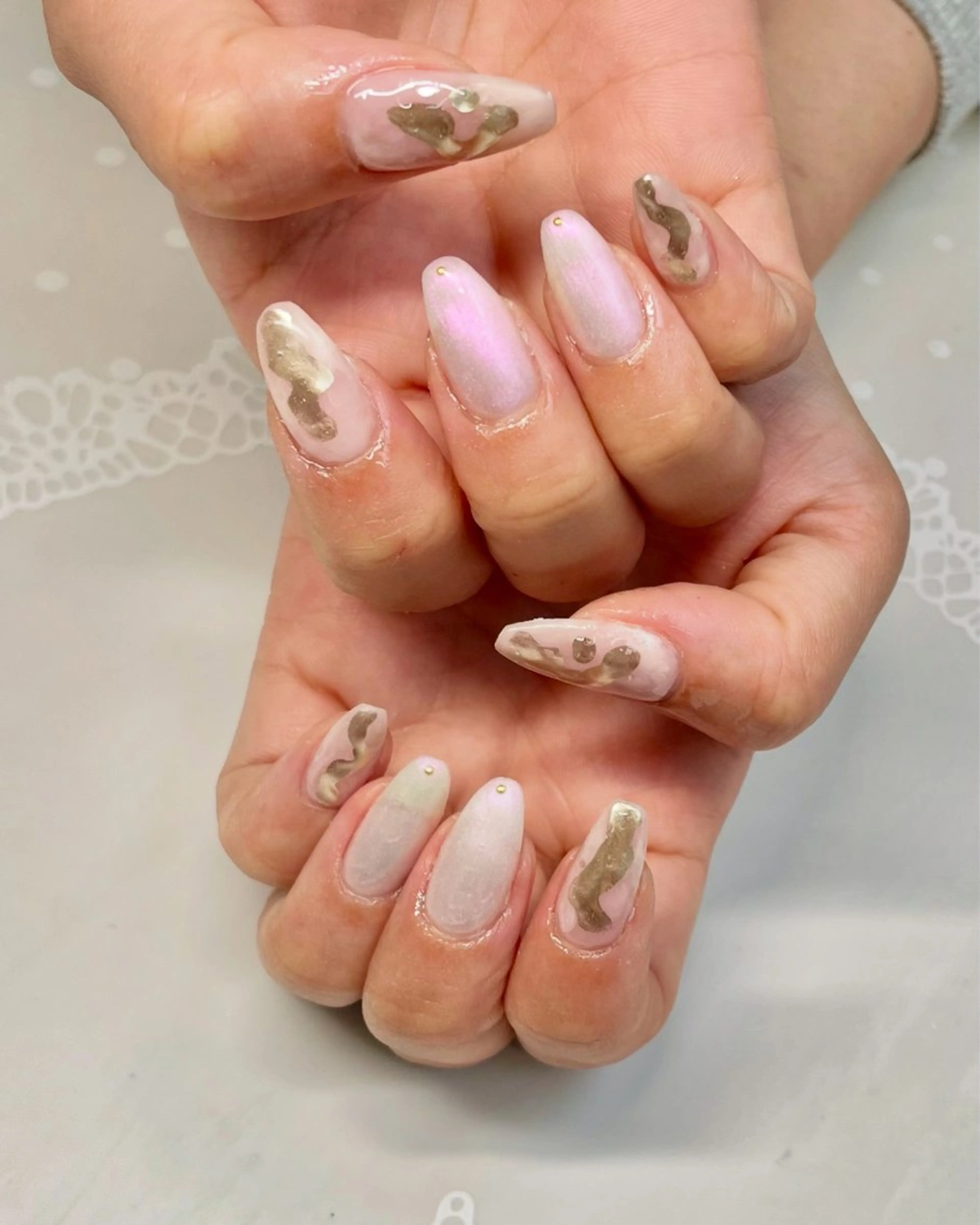 ネイル ハンドネイル 新宿ネイルサロン ジェミディローサ所属・新宿ネイルサロン ジェミディローサのネイルデザイン