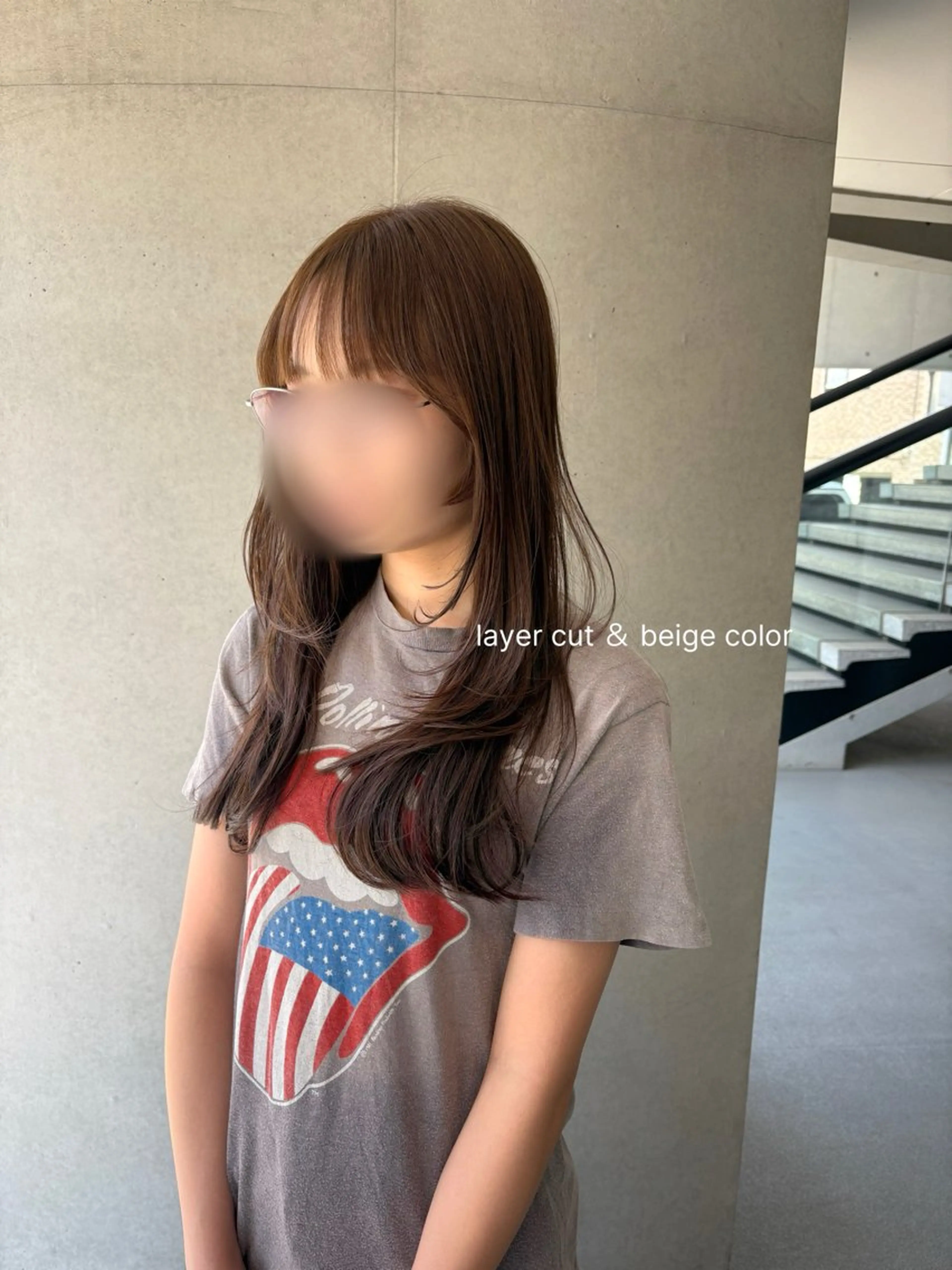 ロング 顔周りカット レイヤーカット 似合わせカット レナ🧸‪🤎 アメリシュシュのヘアスタイル