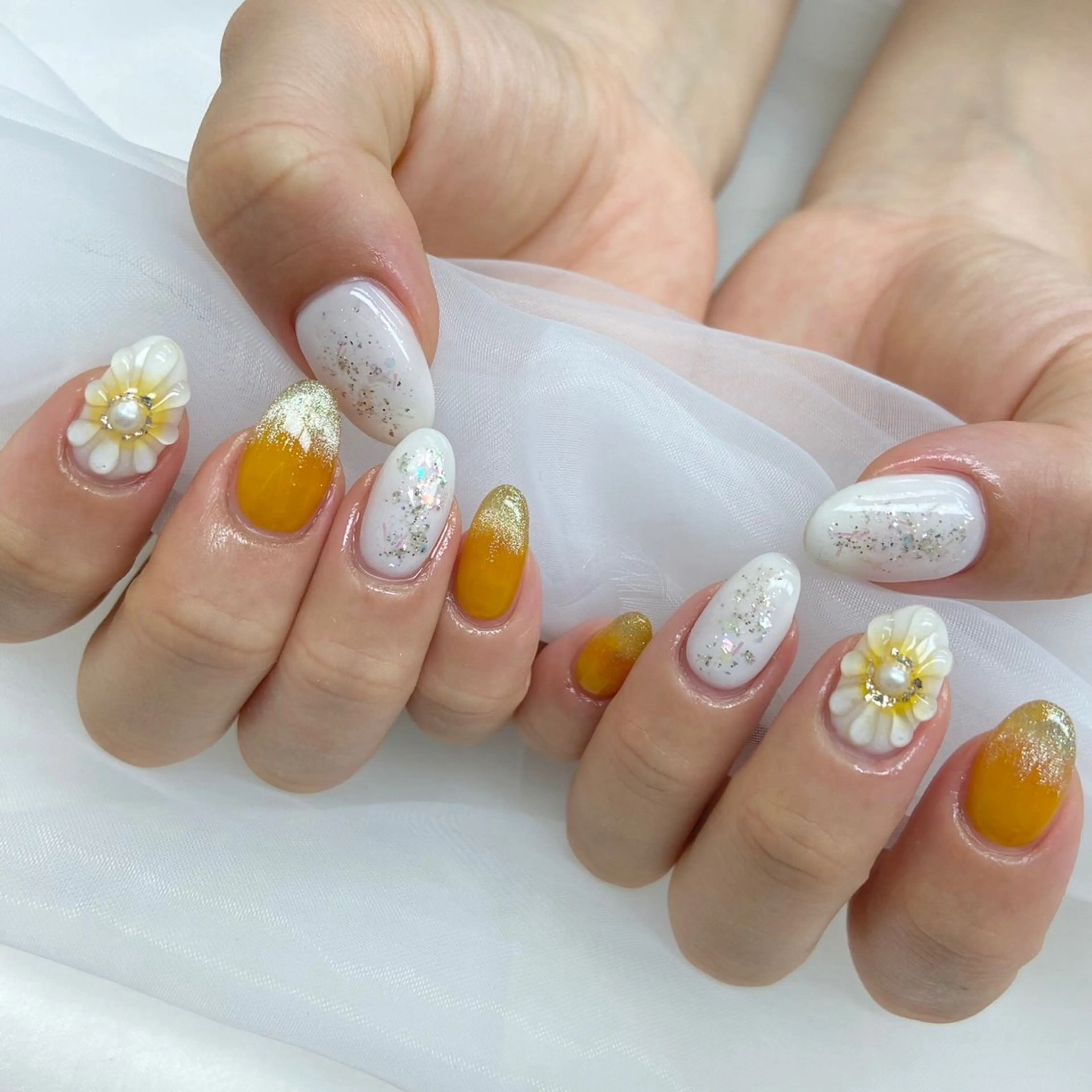 ミディアム ハンドネイル nail jaol池袋店所属・ネイルJaol 池袋のネイルデザイン