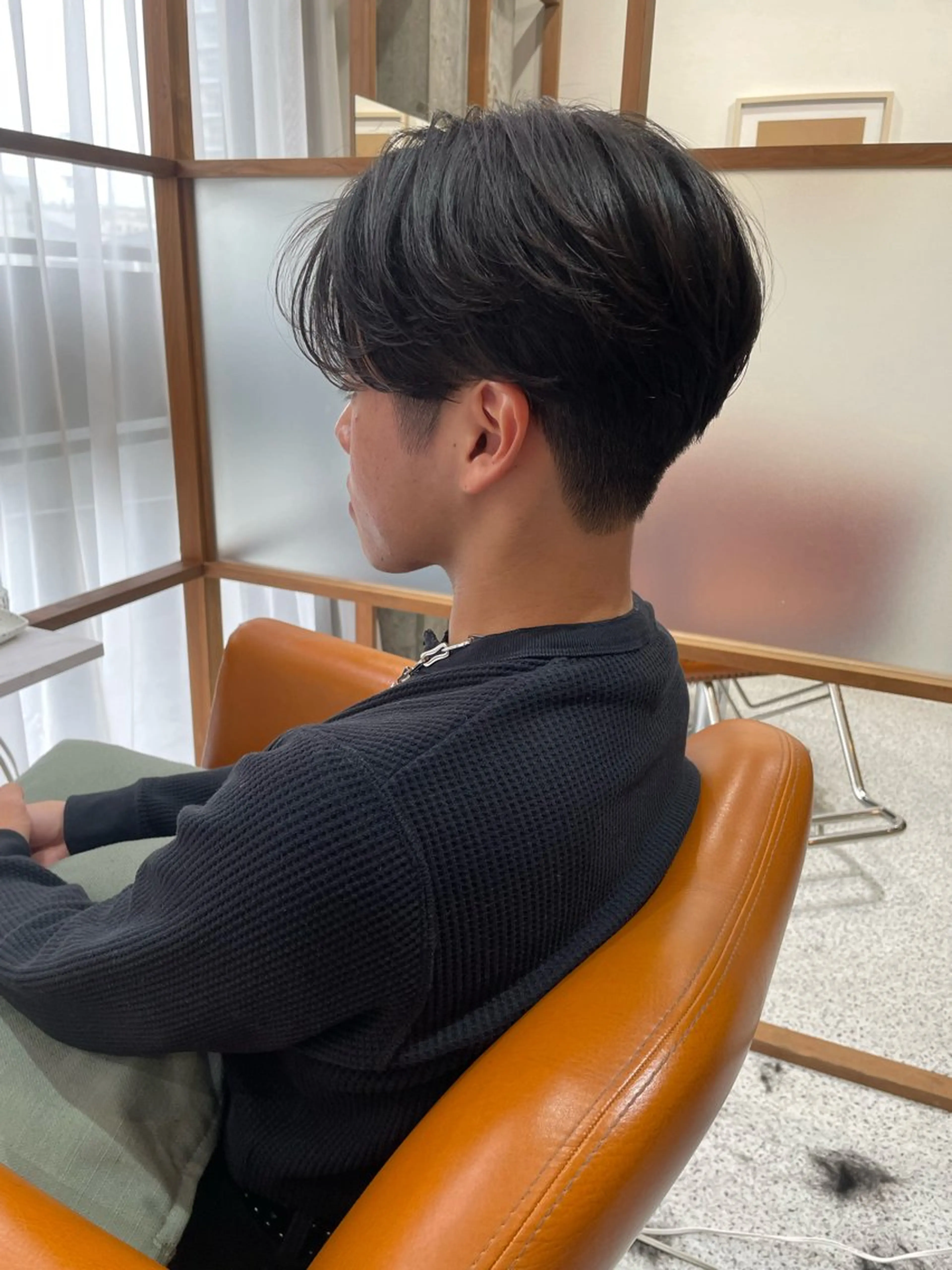 メンズ センターパート zina西新店所属・hanae 福岡/ 西新美容室のヘアスタイル