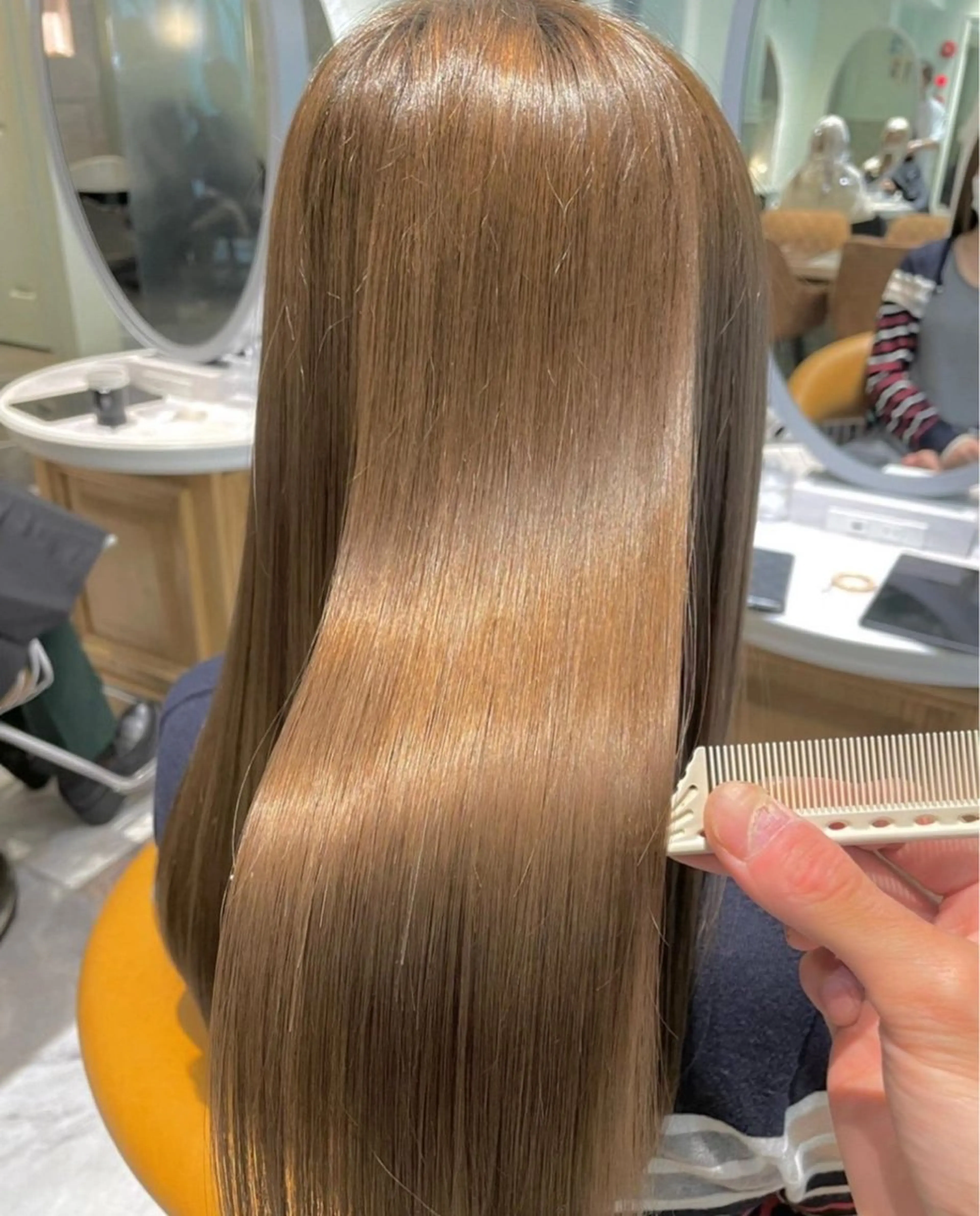 ロング 縮毛矯正/美髪カラー 松田空優哉のヘアスタイル