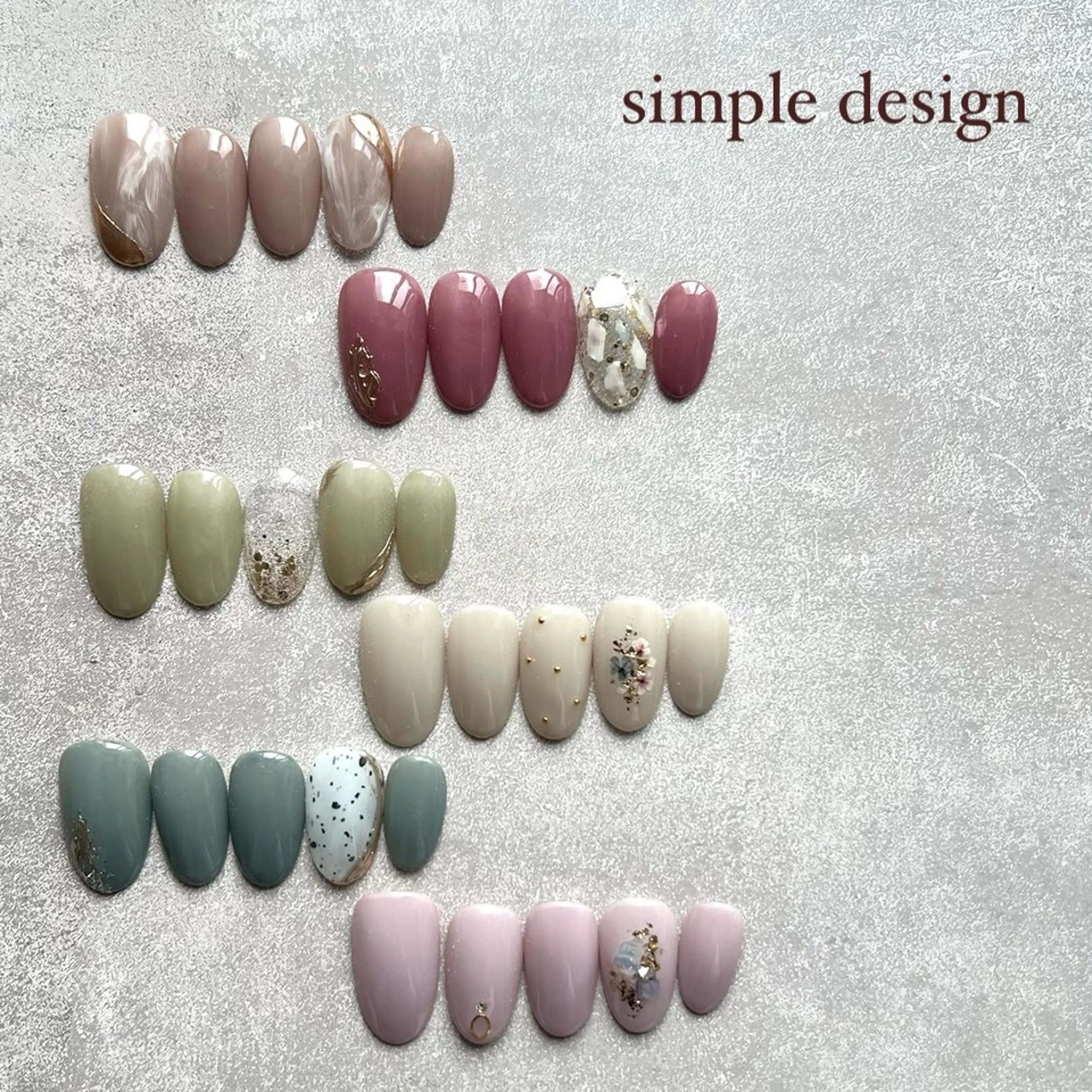 ネイル アートネイル ハンドネイル miho meléanailのネイルデザイン