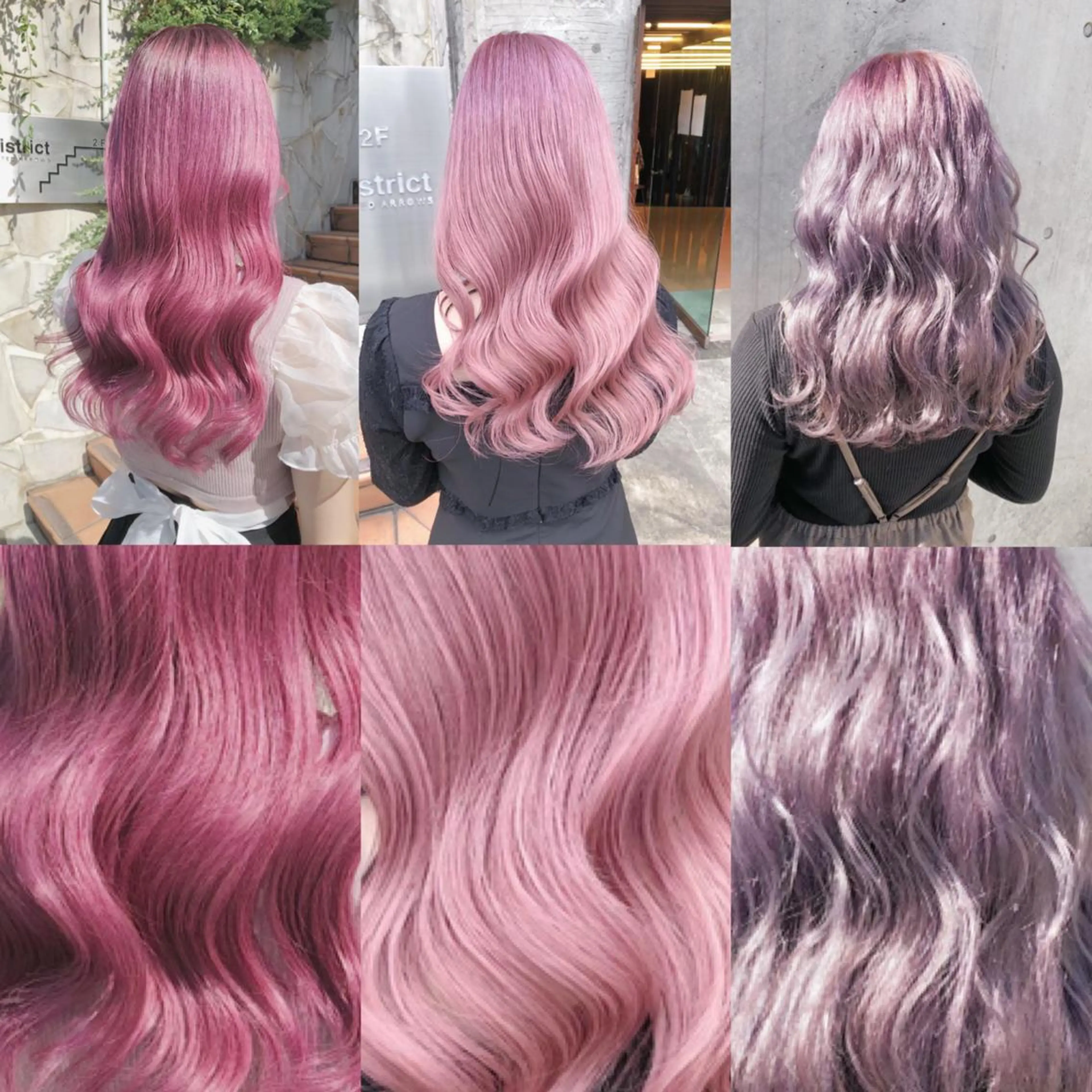 セミロング カラー シールエクステ アクアカラー ブリーチ ケアブリーチ ダブルカラー 似合わせパーマ🔥 渡邉愛斗のヘアスタイル