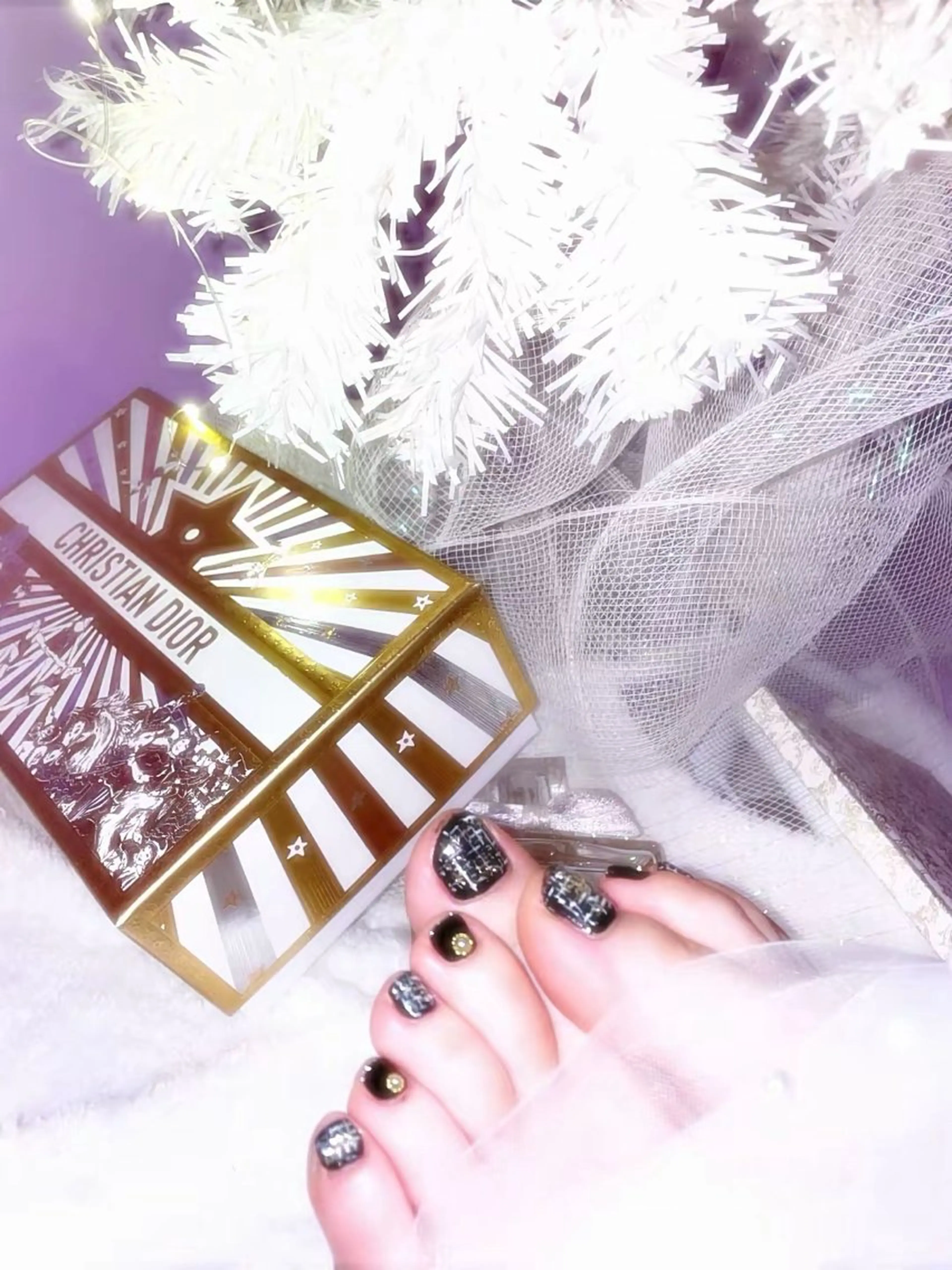 ネイル ツイードネイル プライベートネイルサロン~Lani~所属・La niのネイルデザイン