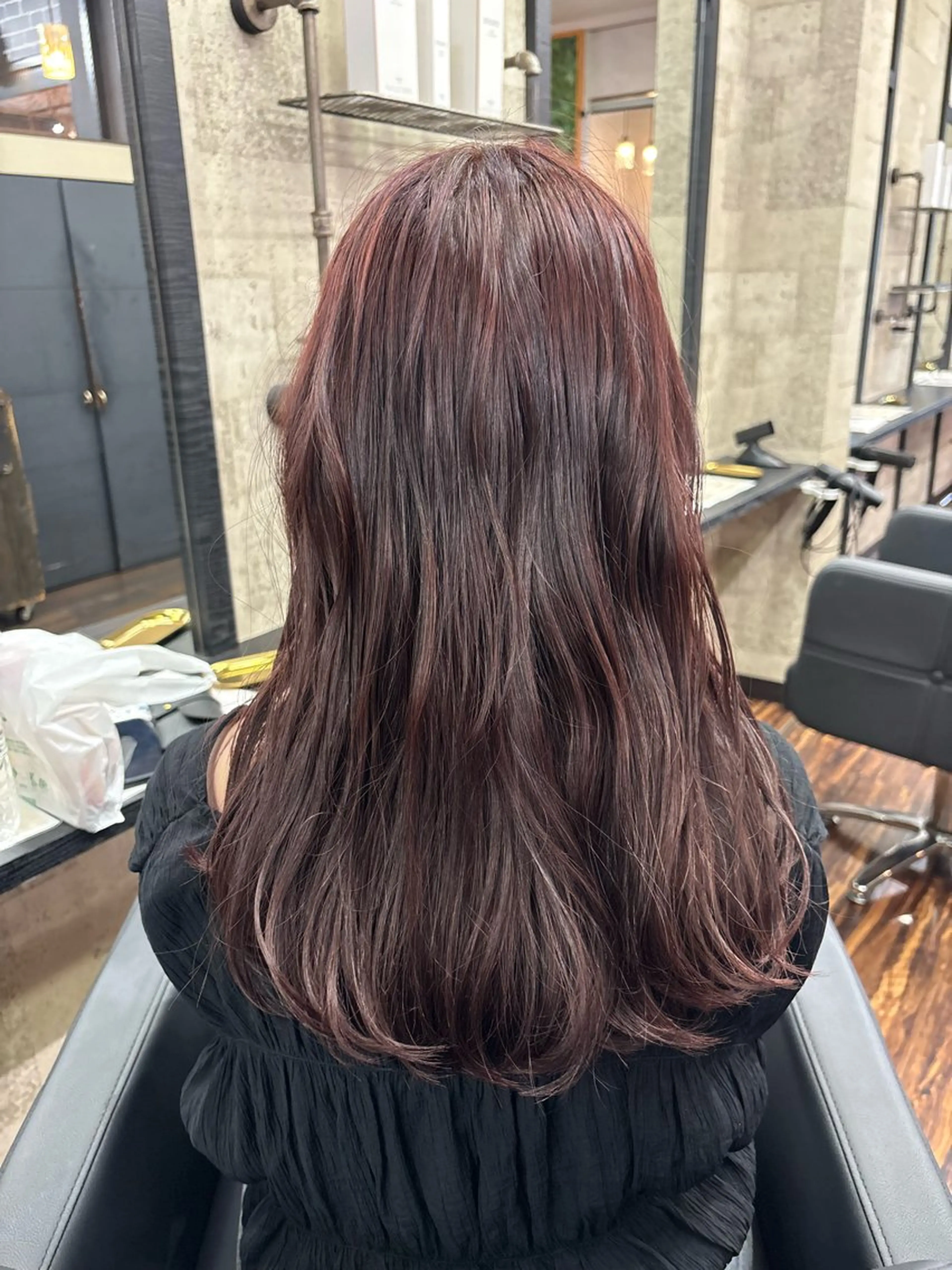 ロング カット ヘアカラー BALANCE ゆなのヘアスタイル