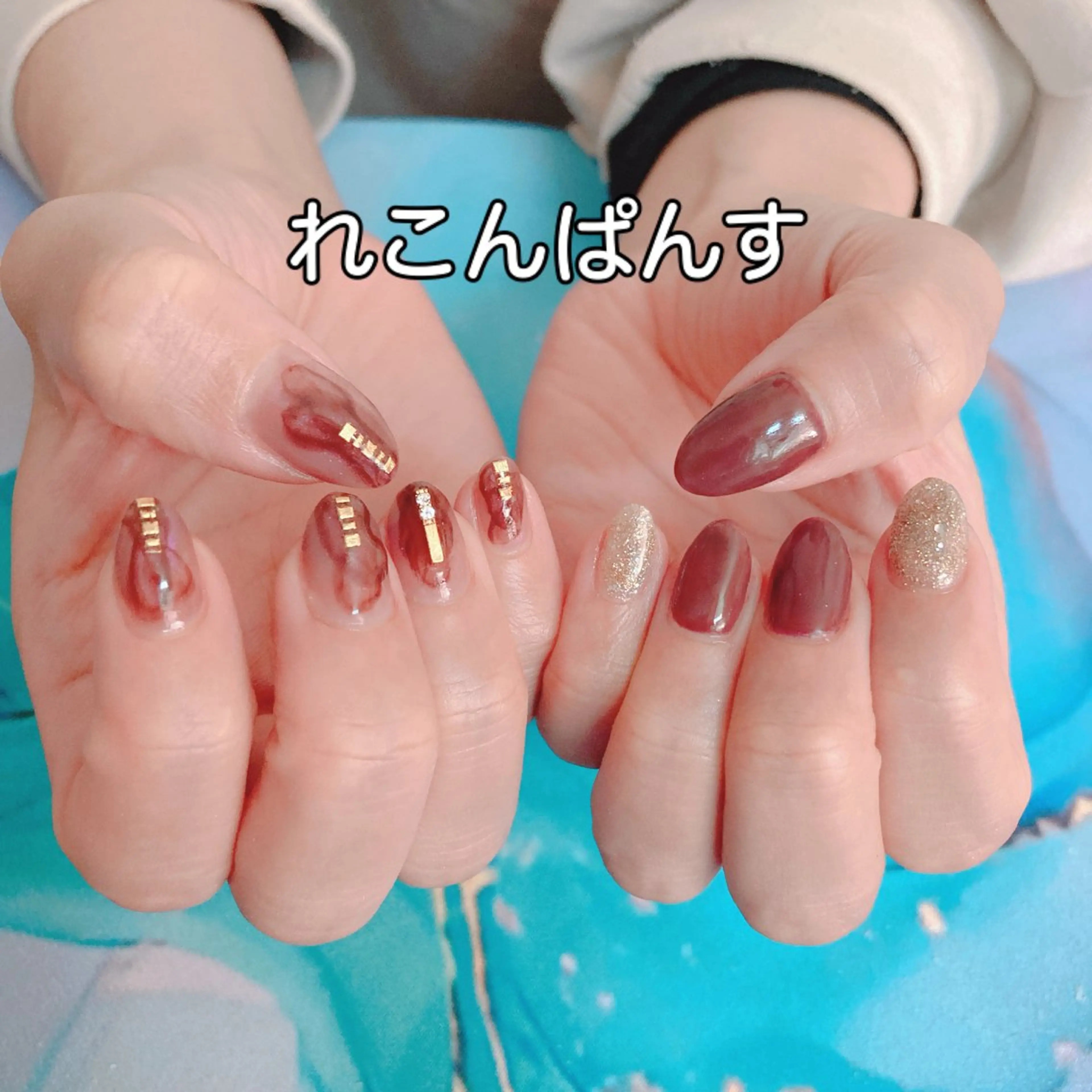 ネイル RE'COMPENSE所属・れこん ぱんすのネイルデザイン