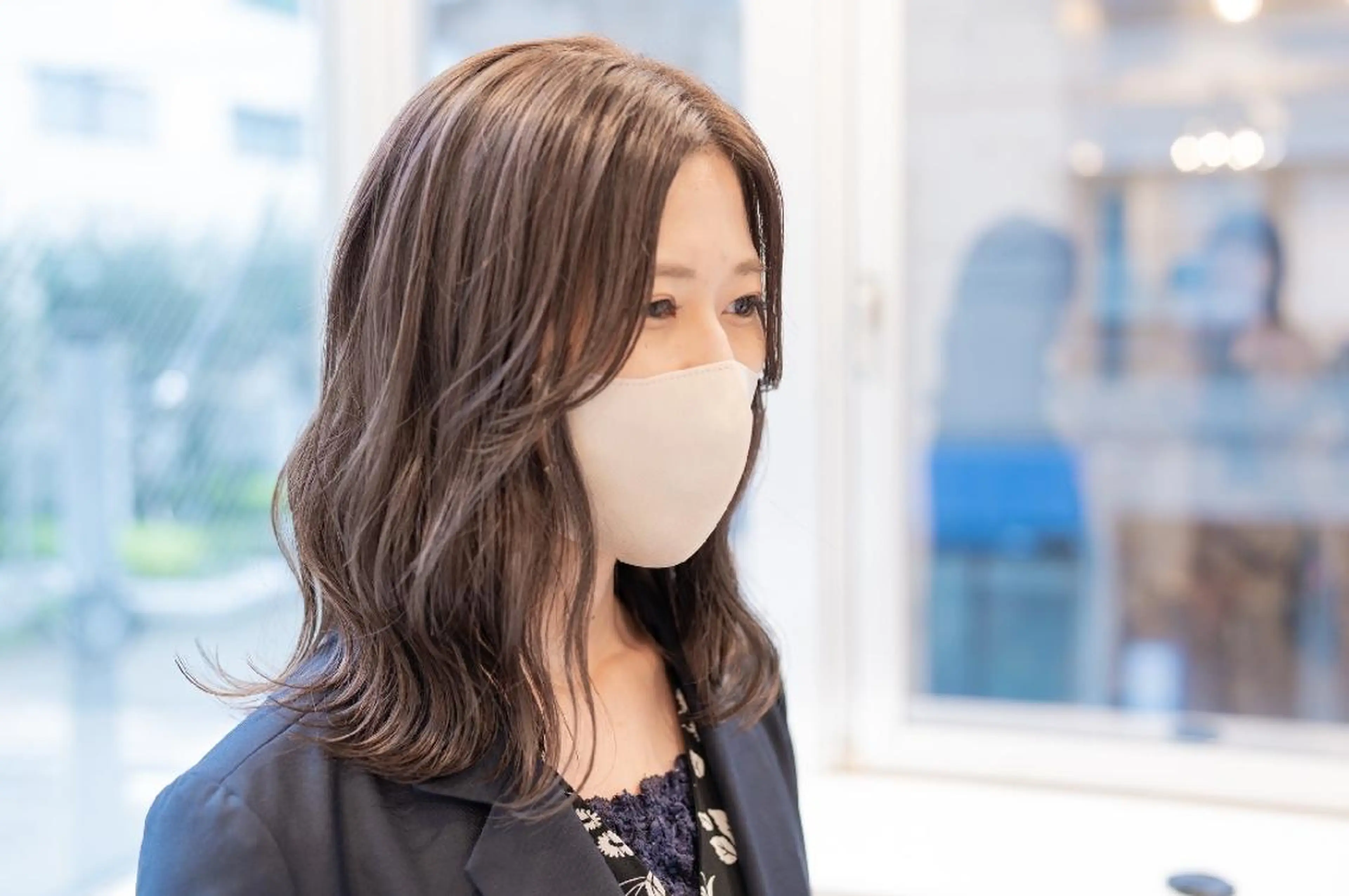 セミロング カラー Lazo所属・Lazo/ 原弥和子のヘアスタイル