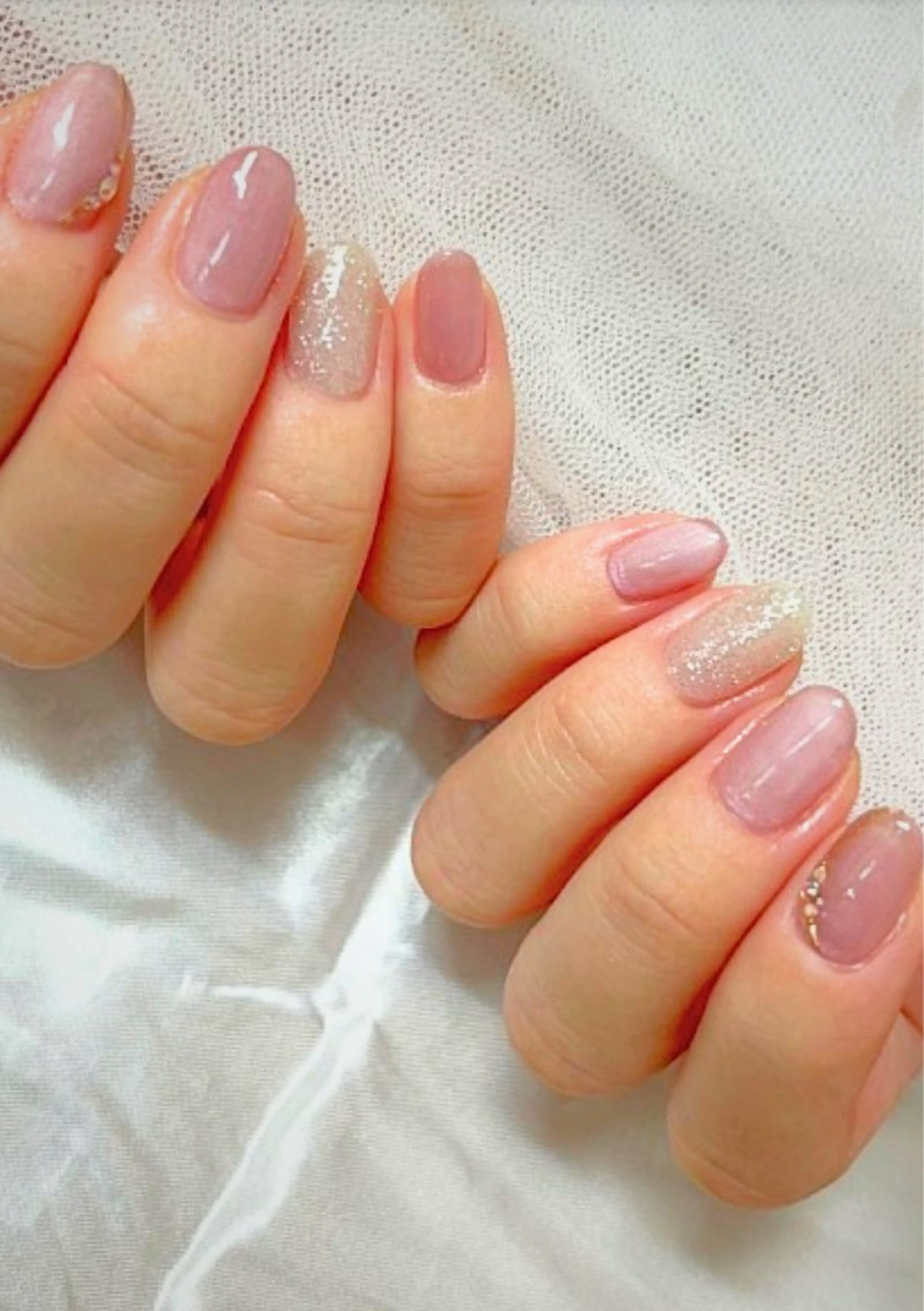 ネイル シンプルネイル Nail salon Loaのネイルデザイン