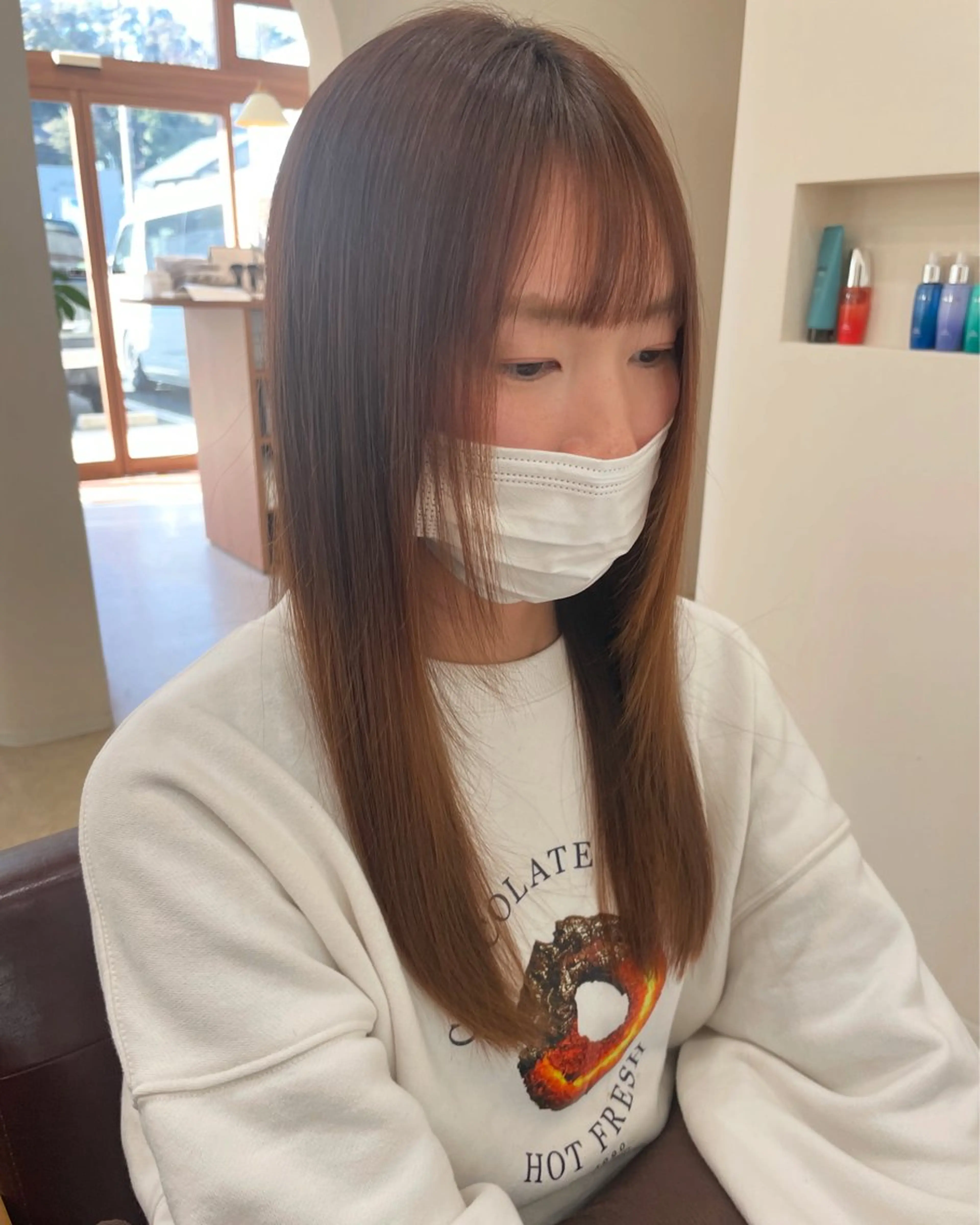 ロング カラー Amelie所属・鈴木 梨瑚のヘアスタイル