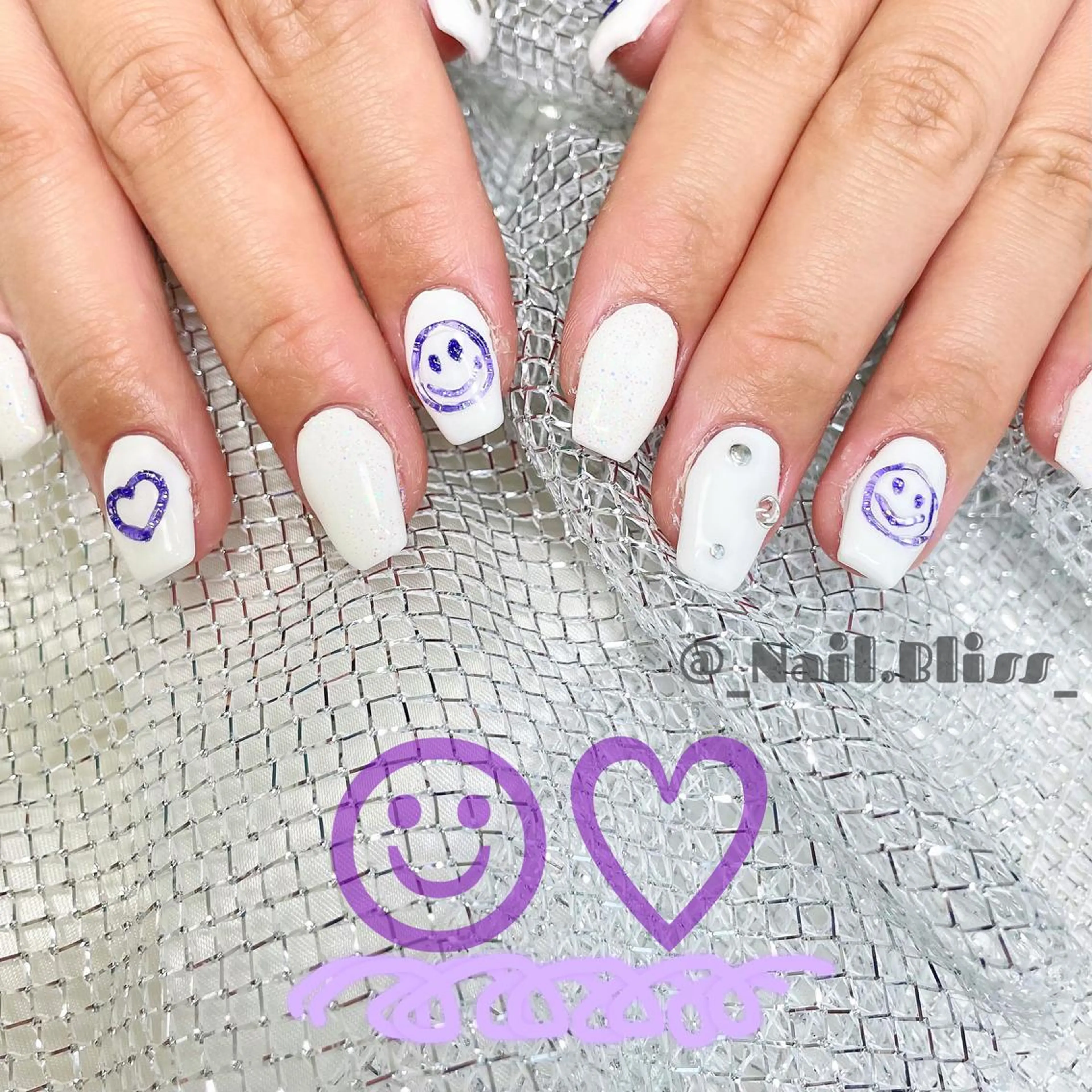 ネイル ぷっくりネイル ハンドネイル NAIL BLISSのネイルデザイン