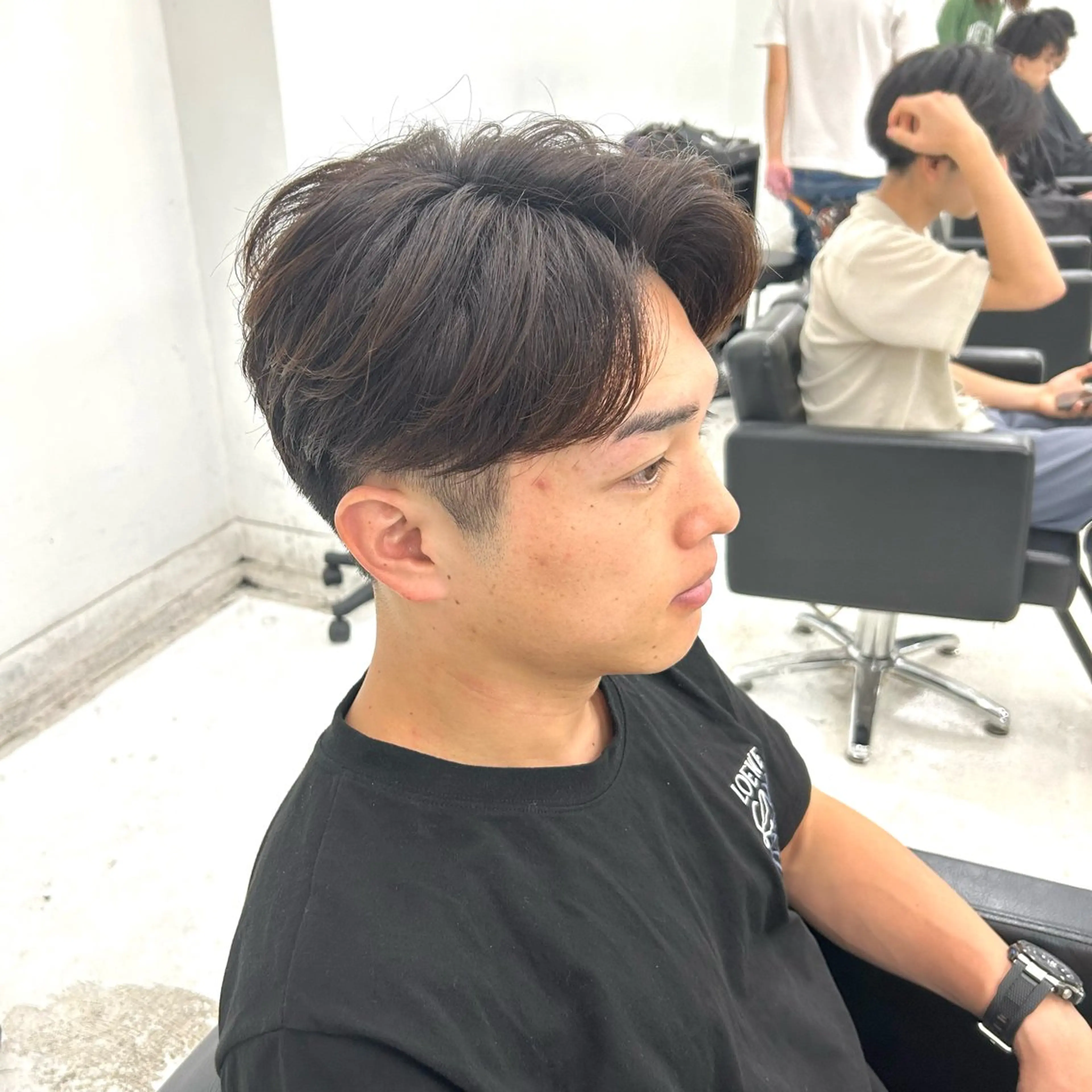 ショート パーマ メンズ メンズパーマ ニュアンスパーマ カット パーマ 【メンズパーマ特化】 🍏網中勇喜のヘアスタイル