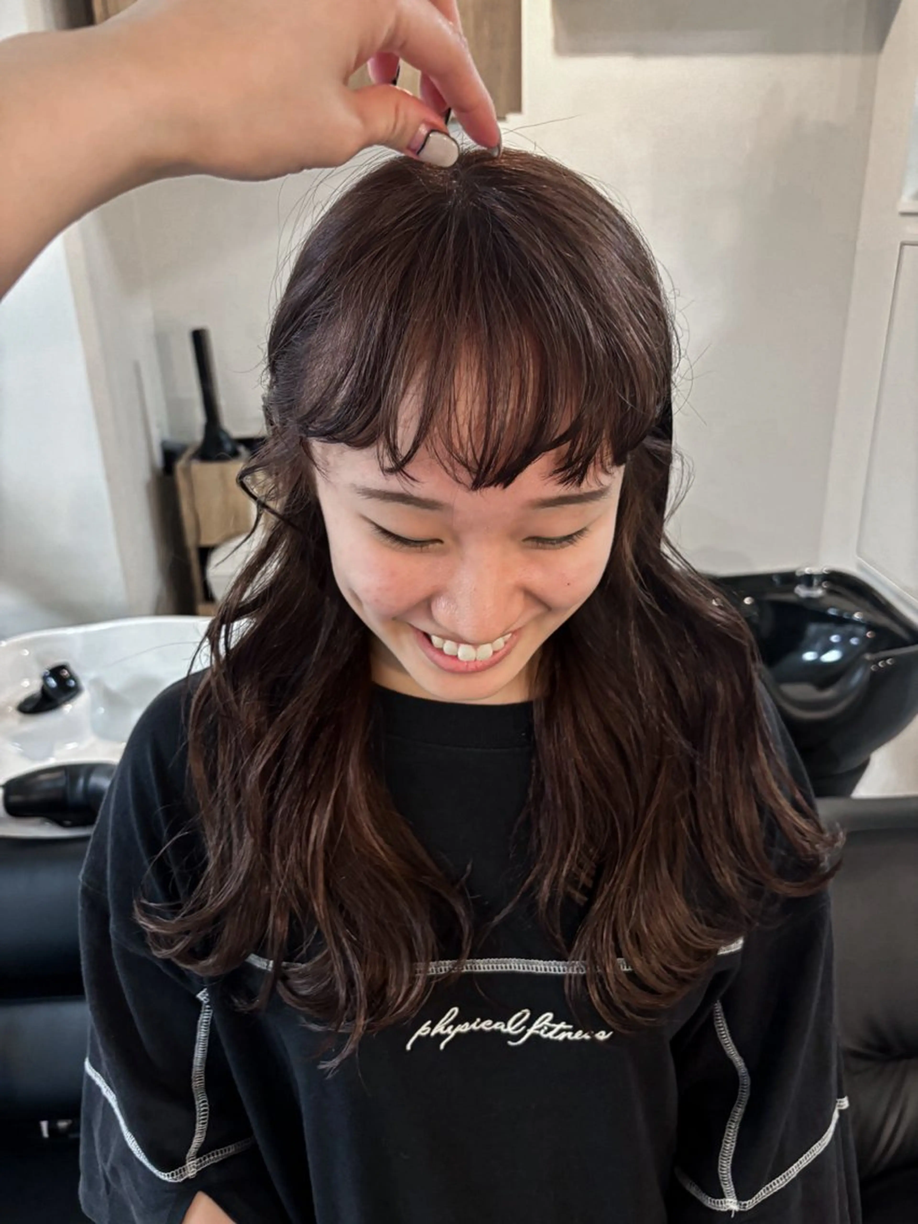 セミロング 【抜け感ヘア🌿】 natuna.のヘアスタイル