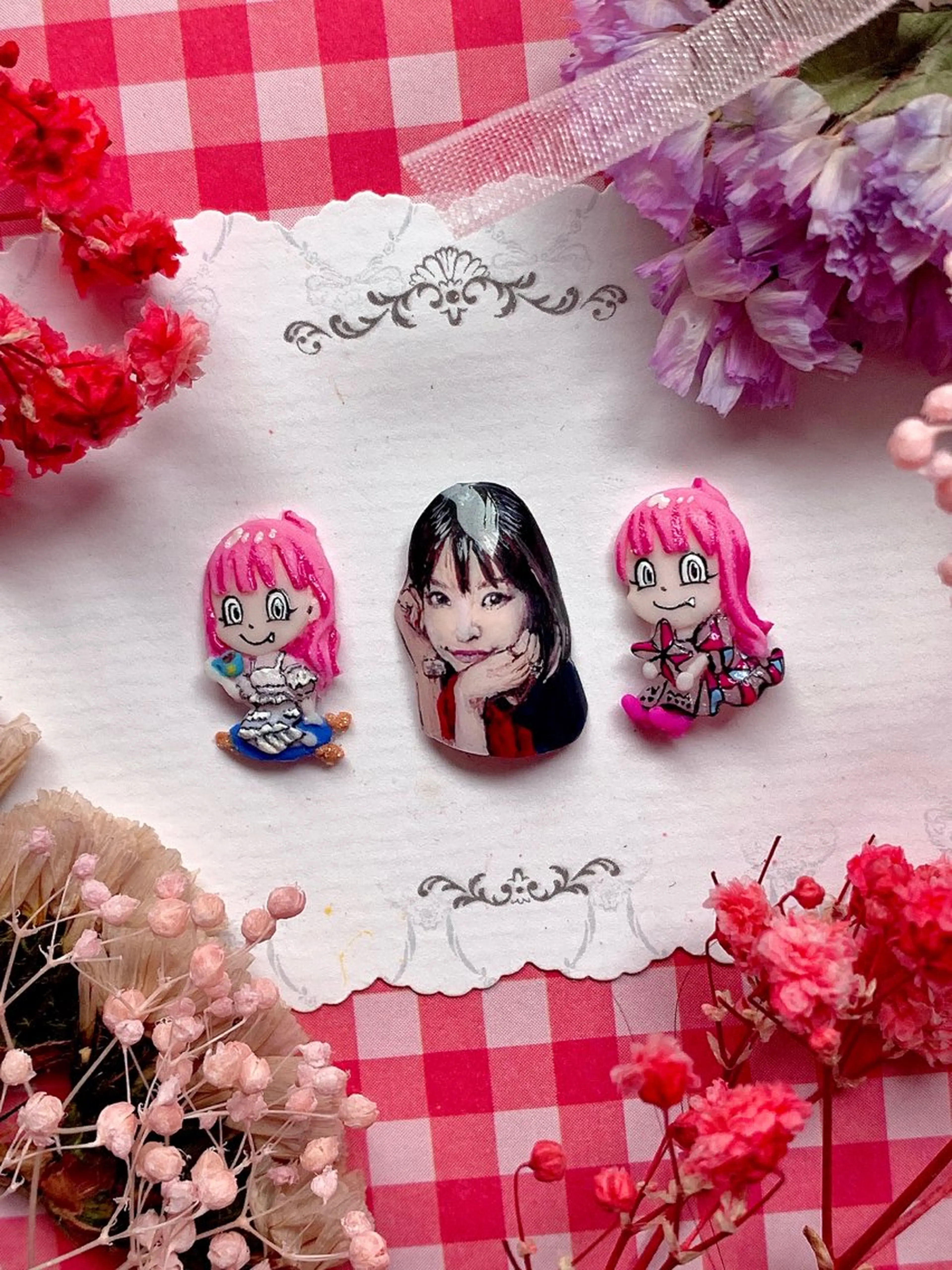 ネイル アートネイル シェアサロンLei.g(レイジー)所属・3Dアートネイル💗 都築レナのネイルデザイン