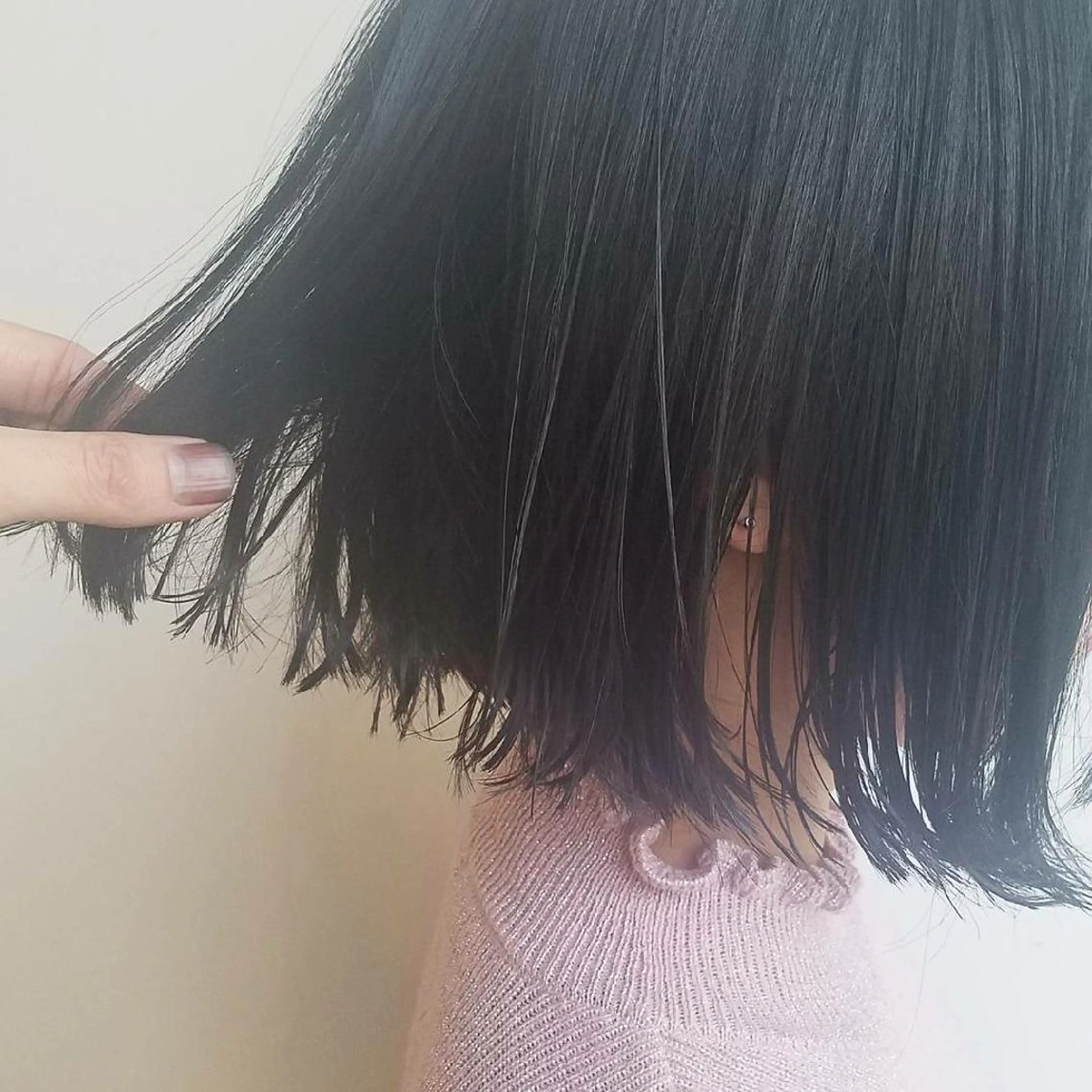 ショート カラー ブルーカラー ハイライトカラー ハイライト iplus まつげ、眉毛、耳つぼのマツエク・マツパデザイン