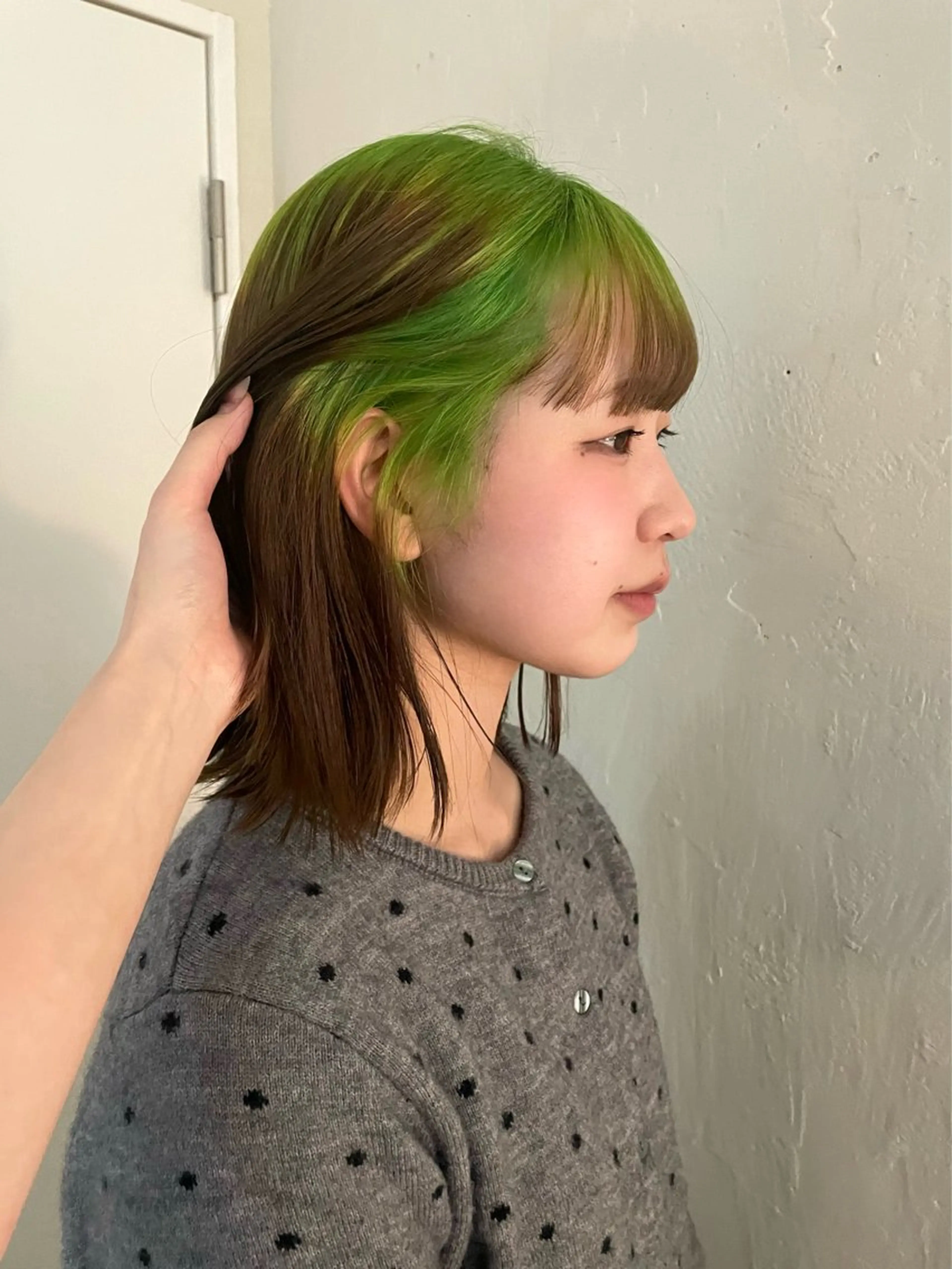 ミディアム カラー ブリーチ ヘアカラー Then所属・mana/ハイトーン /ヘアアレンジ🎀のヘアスタイル