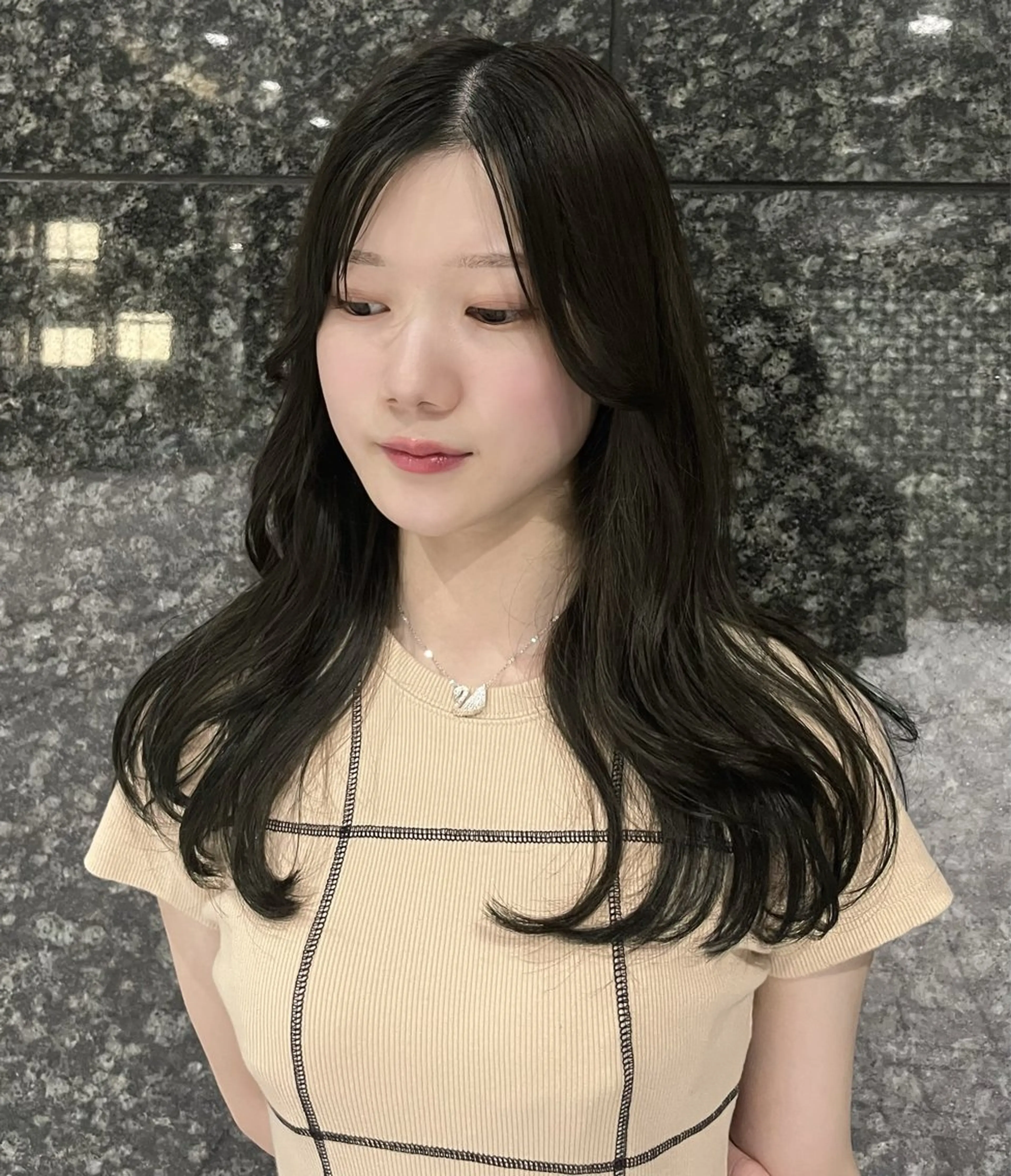 カット+ケアカラー+保護トリートメントの写真