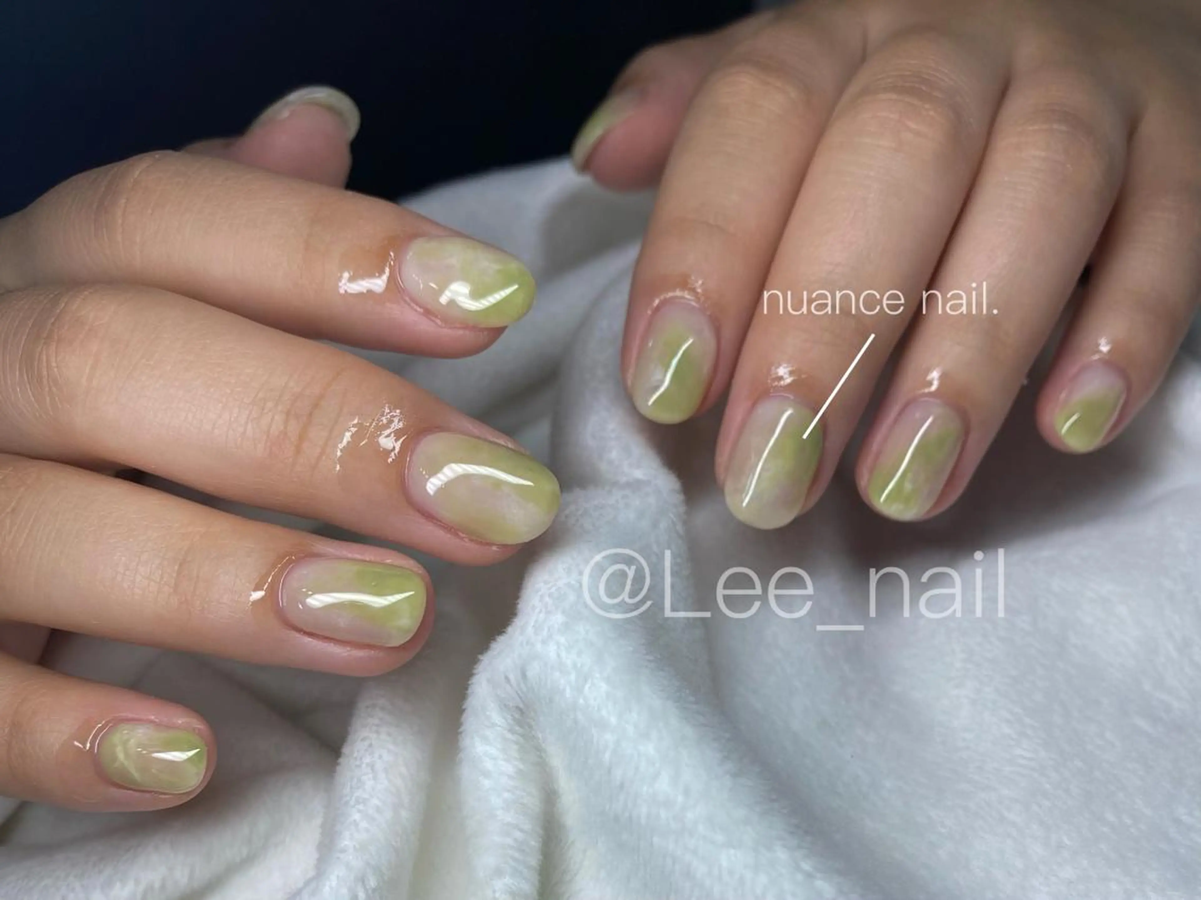 ネイル ニュアンスネイル ハンドネイル Lee_ nailのネイルデザイン