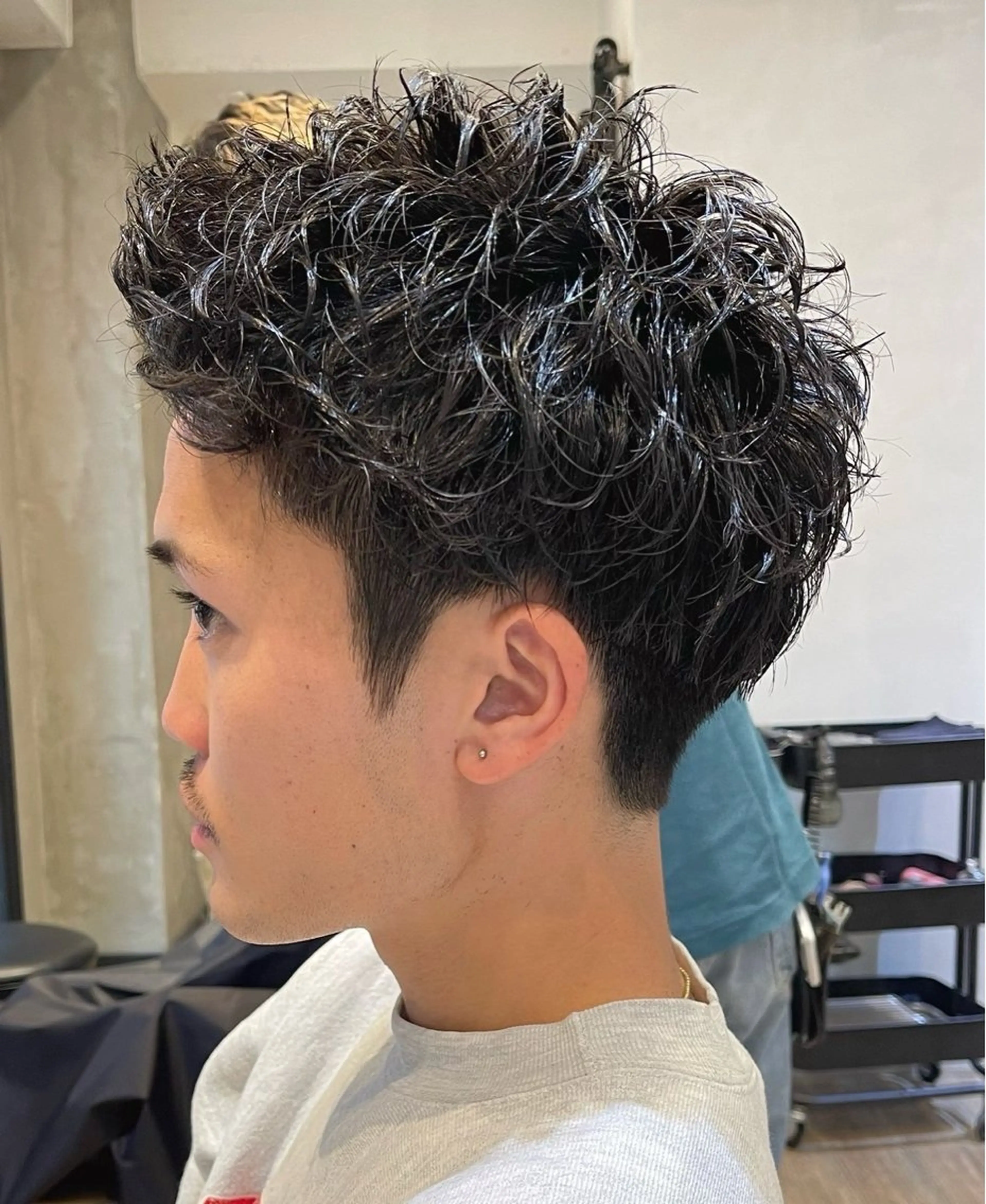 パーマ メンズ メンズパーマ メンズ特化ニュアンス パーマ　RYOのヘアスタイル