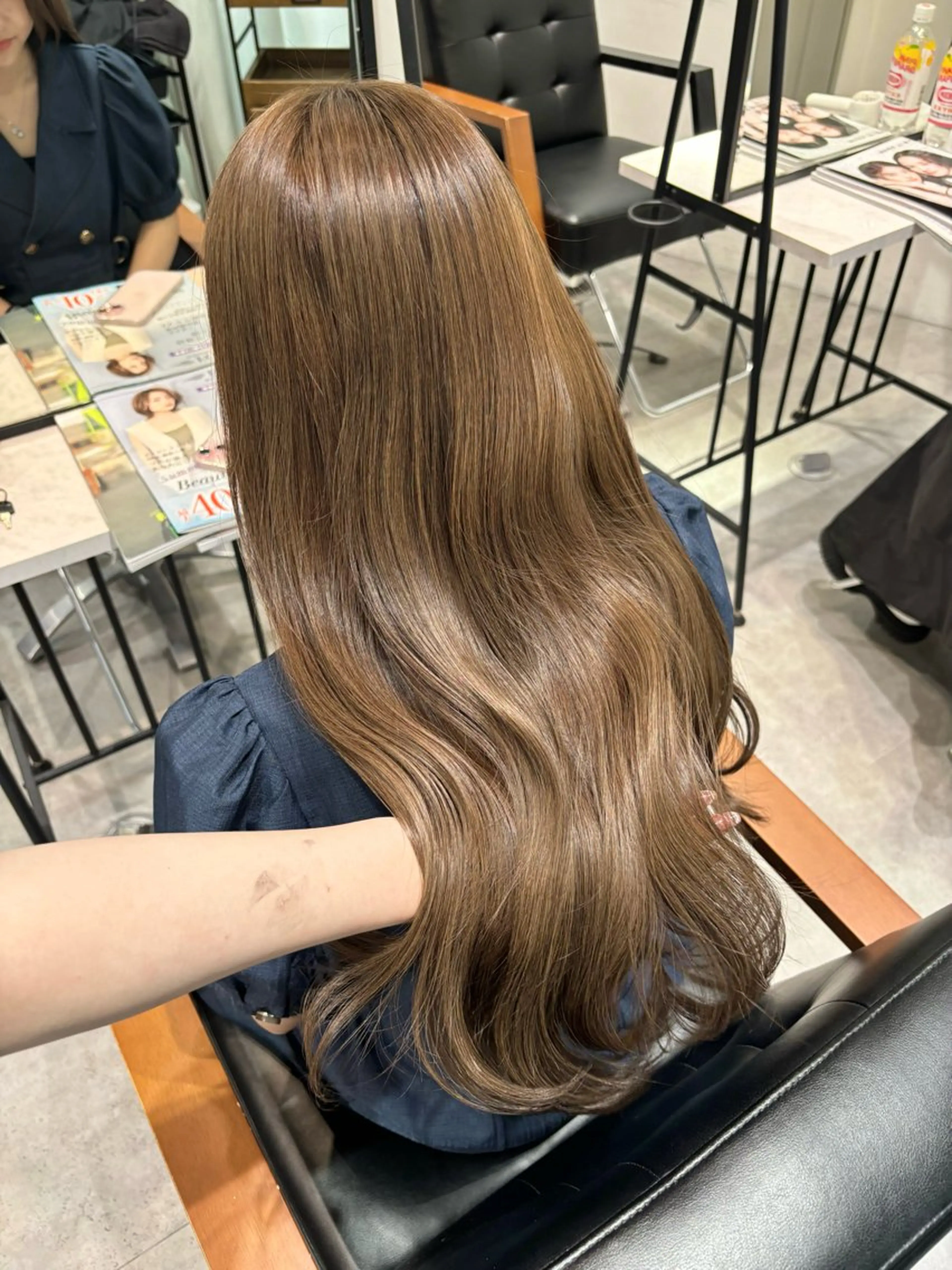 ロング カラー 透明感カラー ダブルカラー ‎Lby home 🪽mikuのヘアスタイル