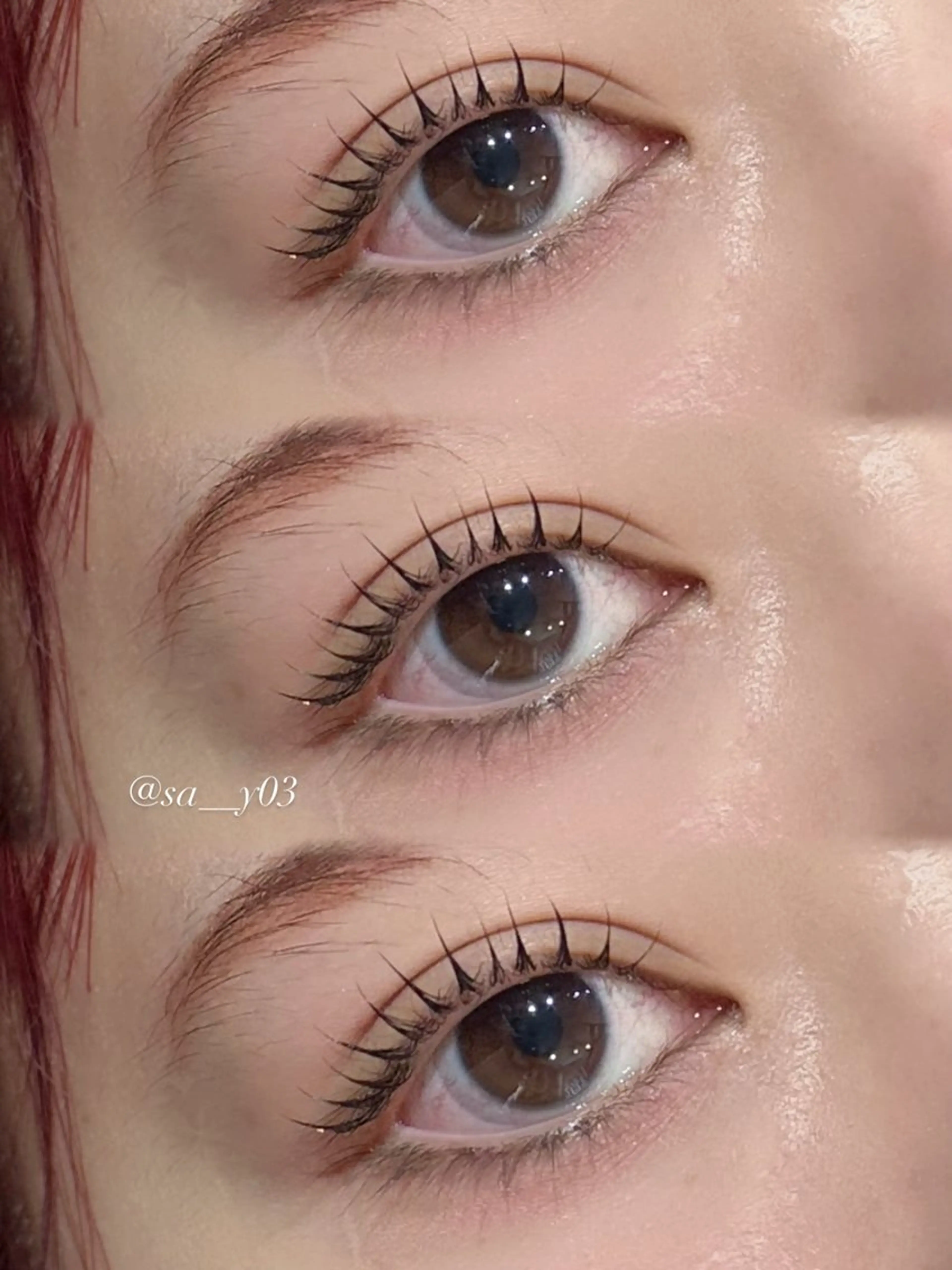 マツエク・マツパ BOOBEE eyelash所属・山下 紗采のマツエク・マツパデザイン