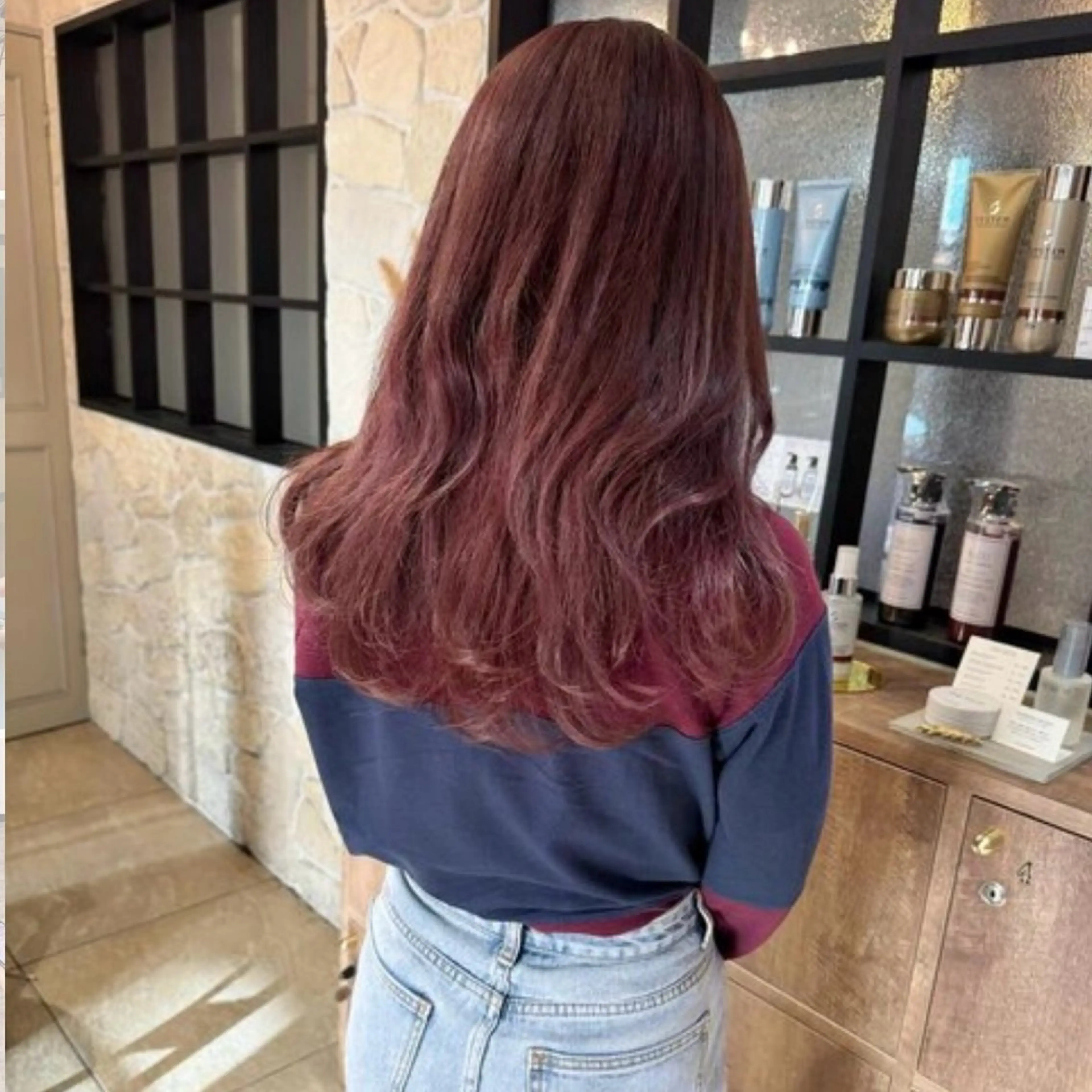 カラー ヘアカラー Liberte所属・🍒暖色🍒髪質 改善_yura🐰のヘアスタイル