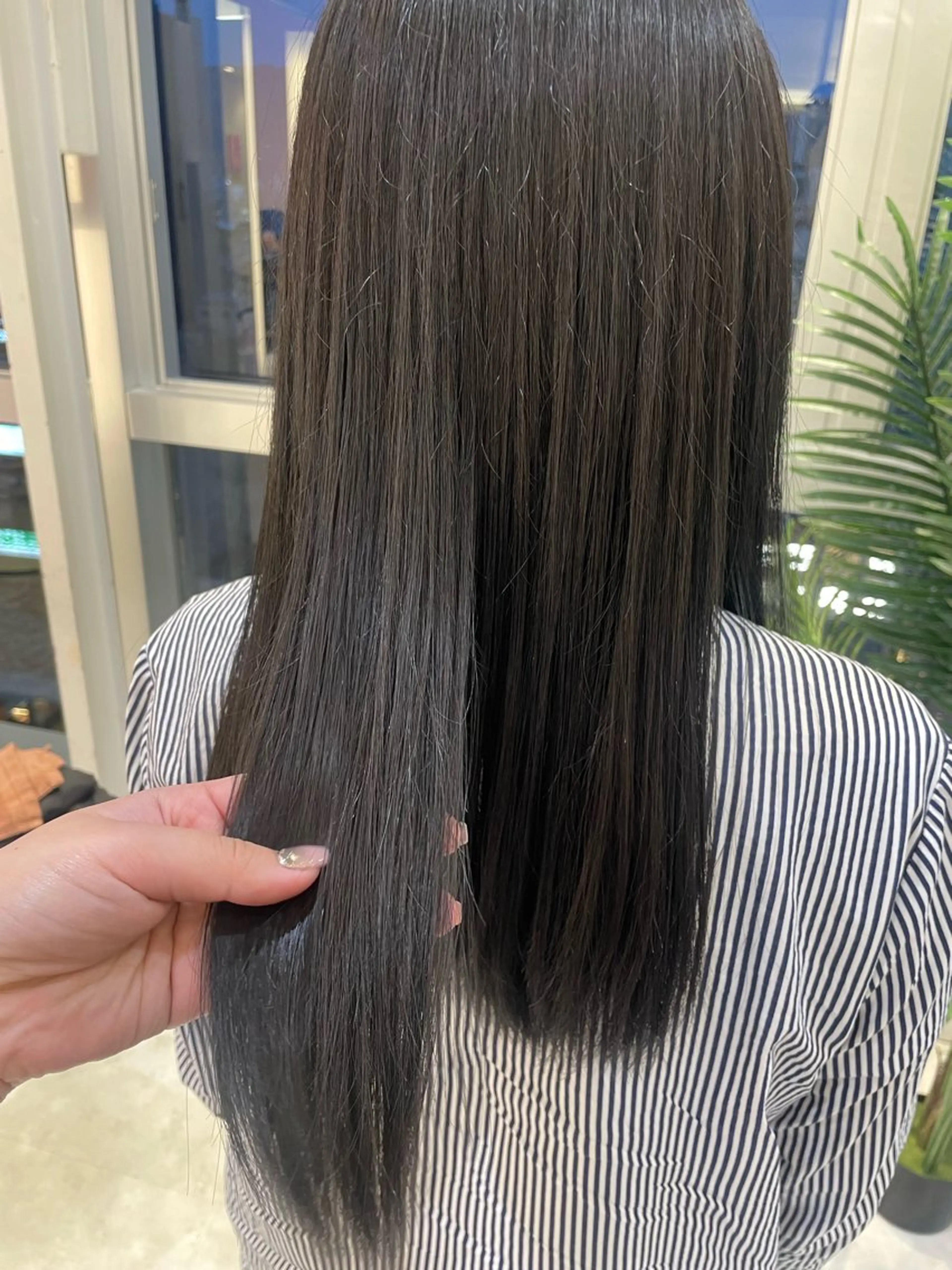 透明感たっぷり高発色ワンカラー＋2STEPトリートメントの写真