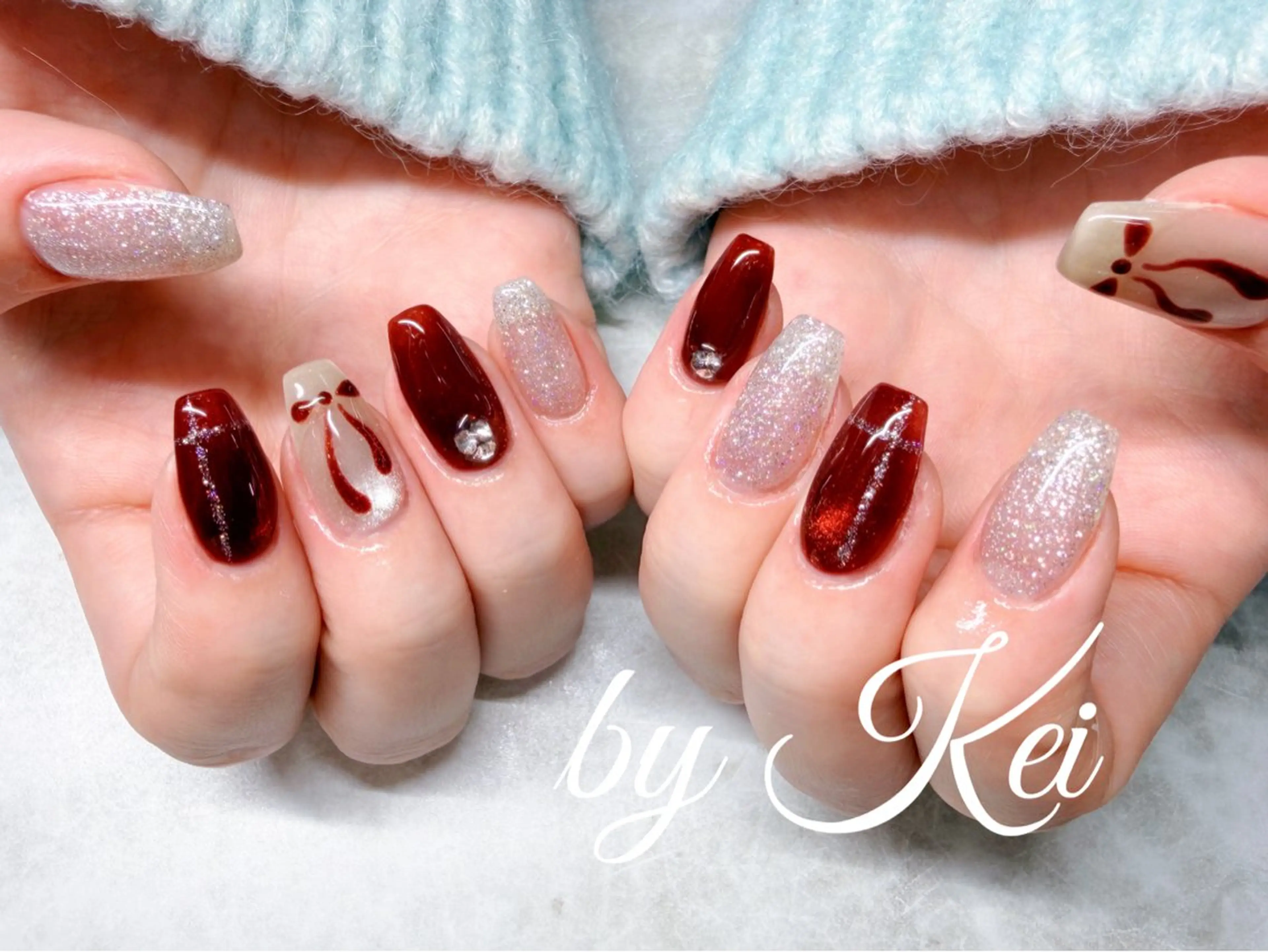 ネイル ハンドネイル 🎀 Kei 🎀のネイルデザイン