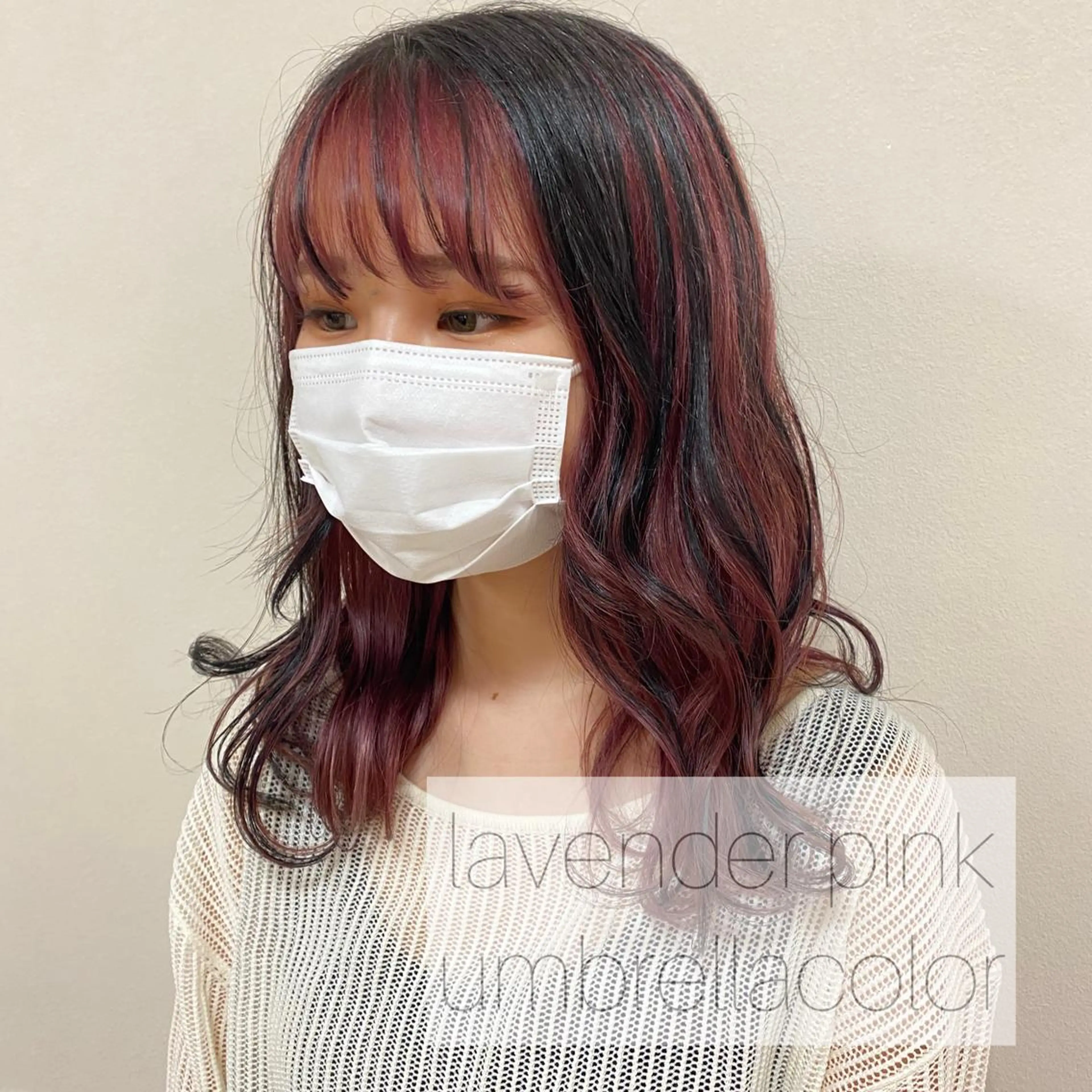 セミロング カラー ヘアアレンジ 🌈haru🌻 藤沢ハイトーン🌈のヘアスタイル