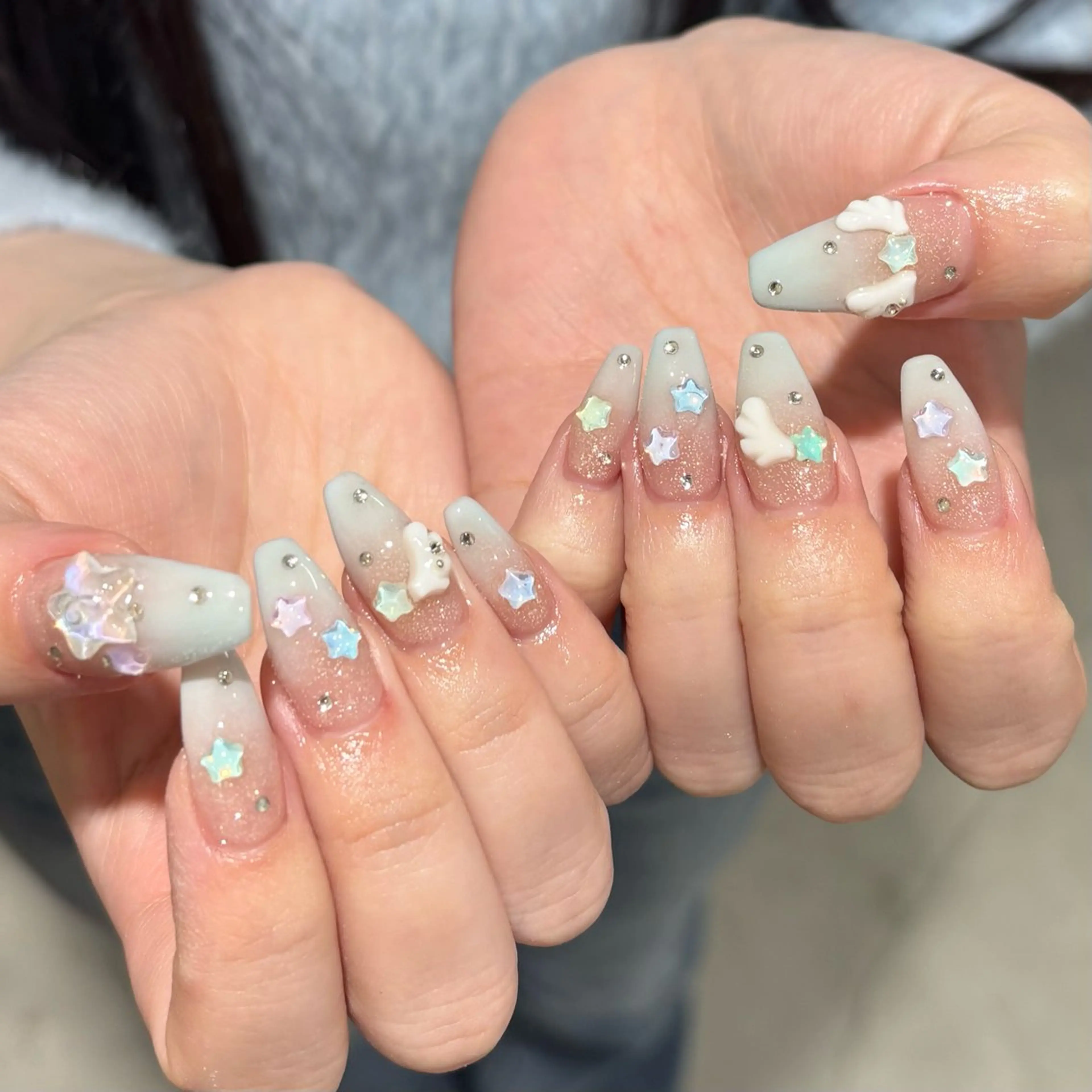 ネイル キラキラネイル 持ち込み モデル様募集中♡ Kokomi🍮のネイルデザイン