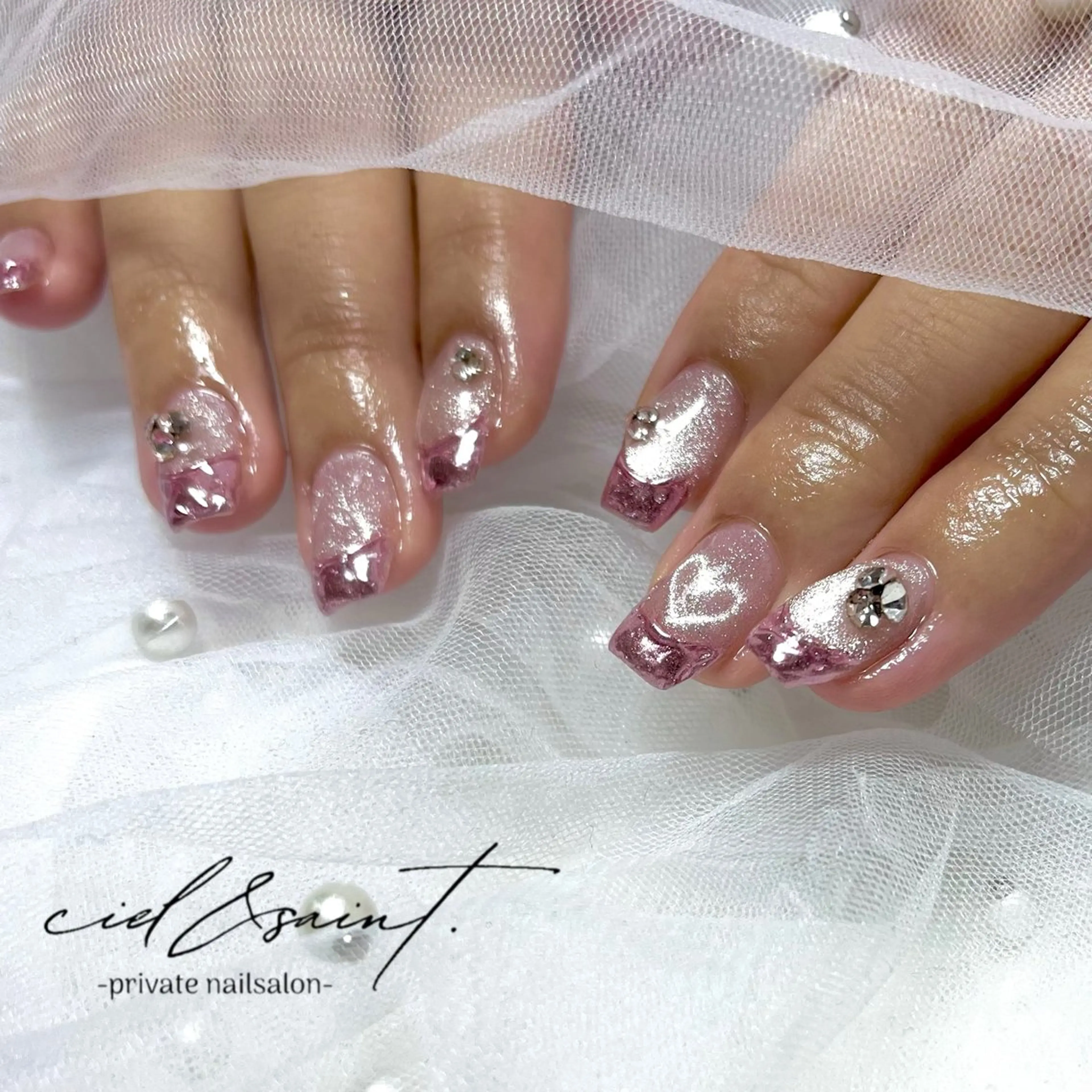 ネイル ハンドネイル nail salon ciel&saintのネイルデザイン