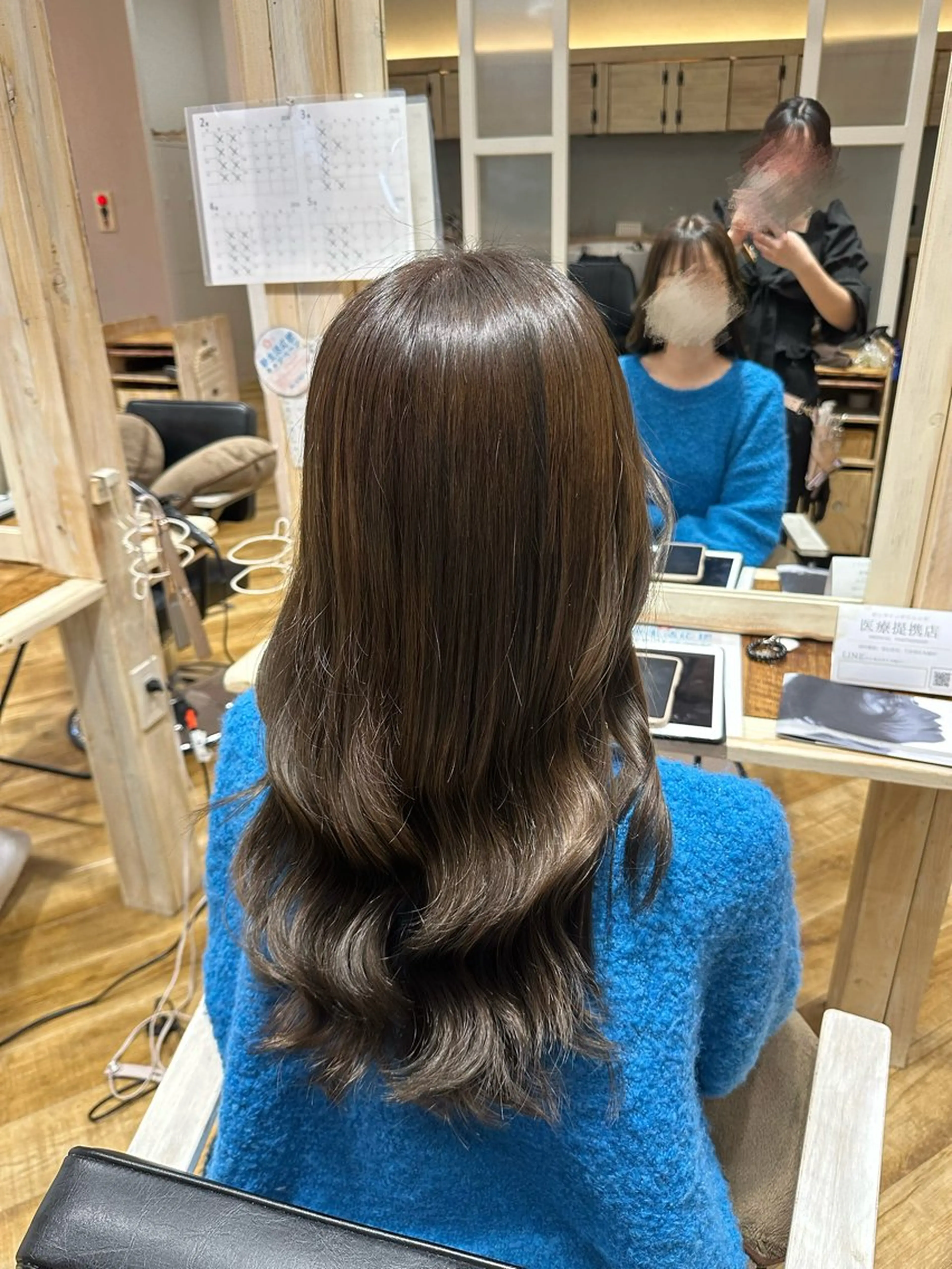 カラー オリーブカラー ヘアカラー 東浦　髪質改善カラー 透明感カラーのヘアスタイル