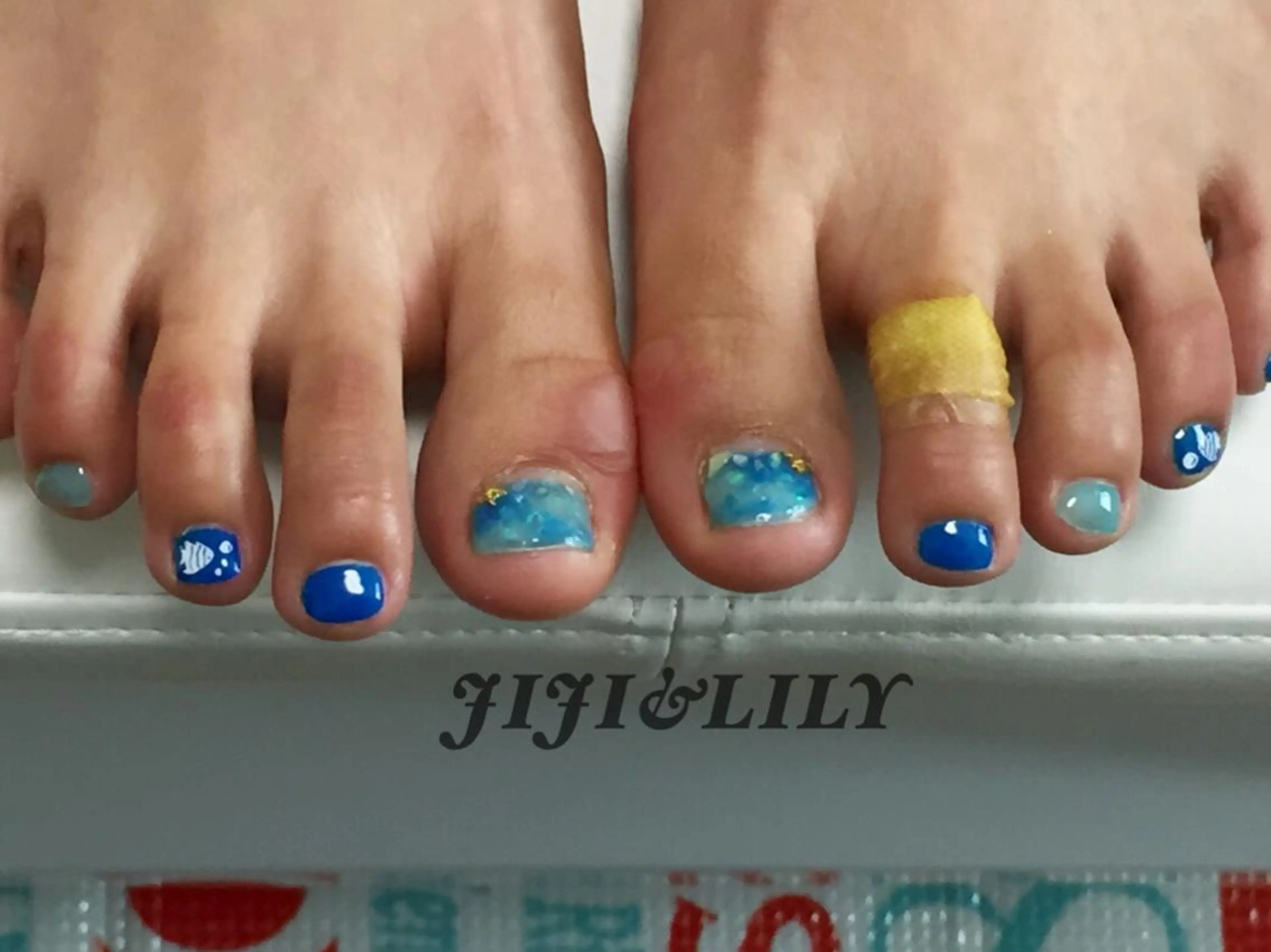 ネイル フットネイル 豊田 圭子のネイルデザイン