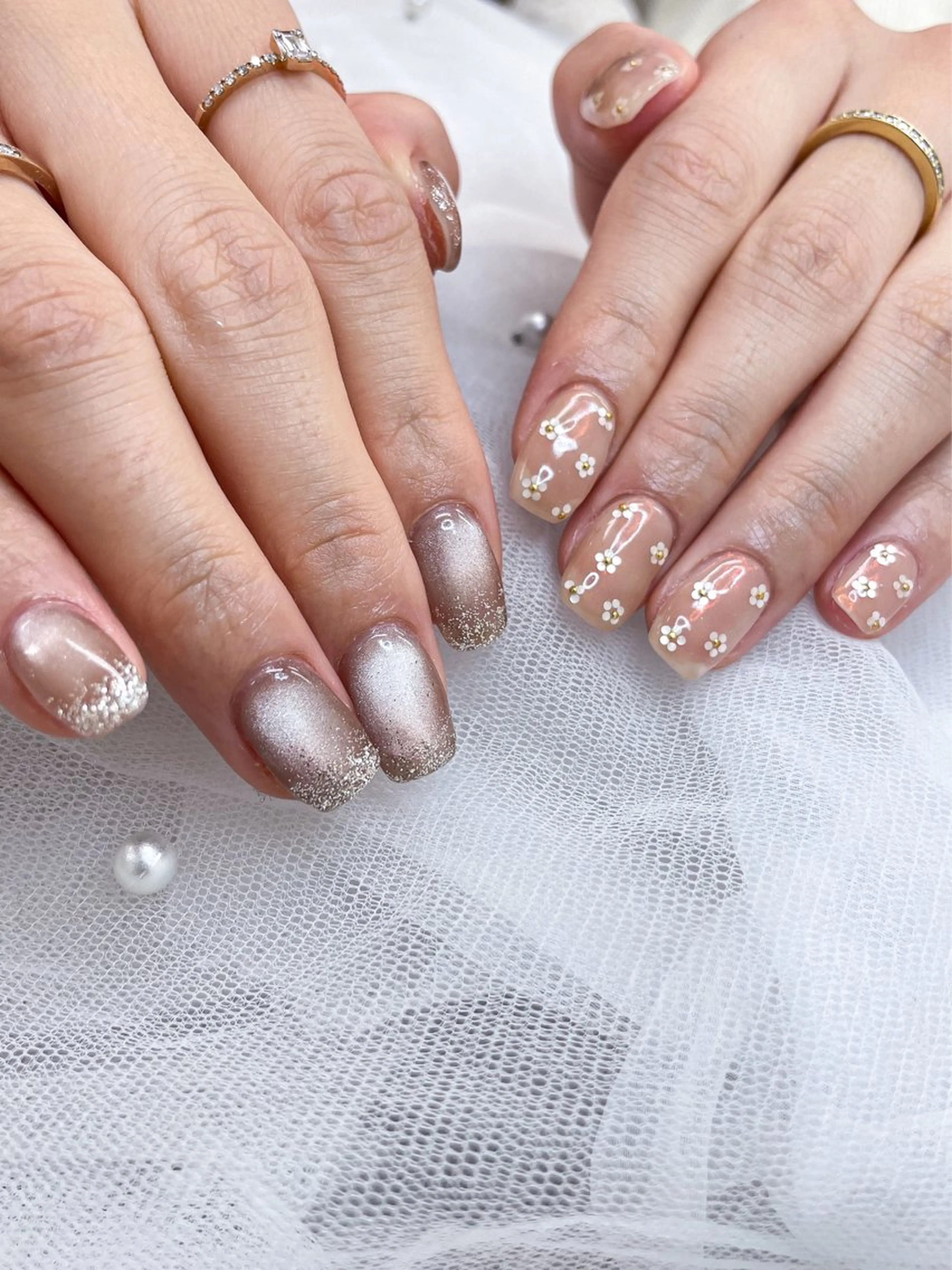 ネイル 春ネイル ハンドネイル 五十嵐 美智のネイルデザイン