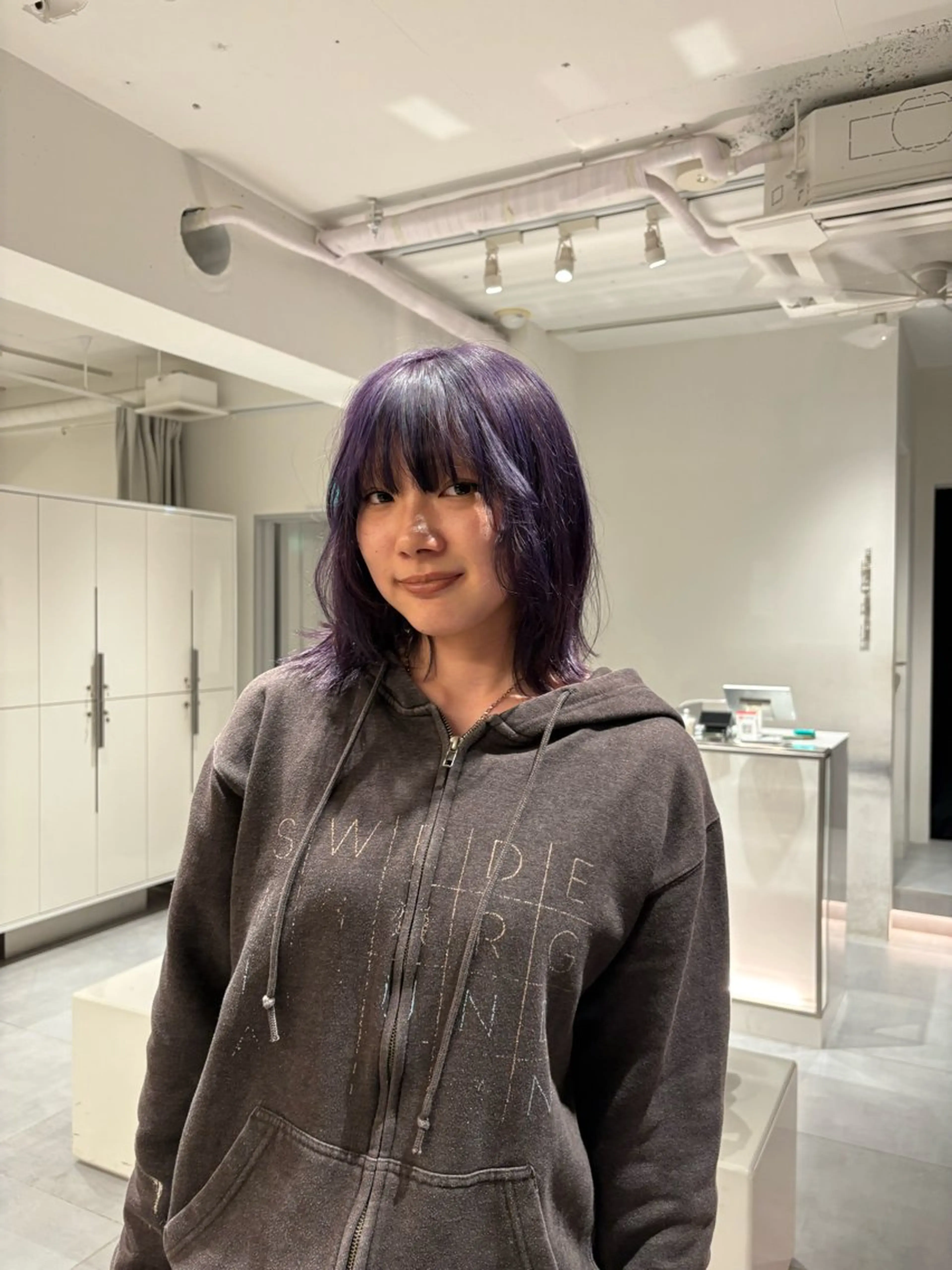 カラー 艶⭐︎暗髪 rinkoのヘアスタイル