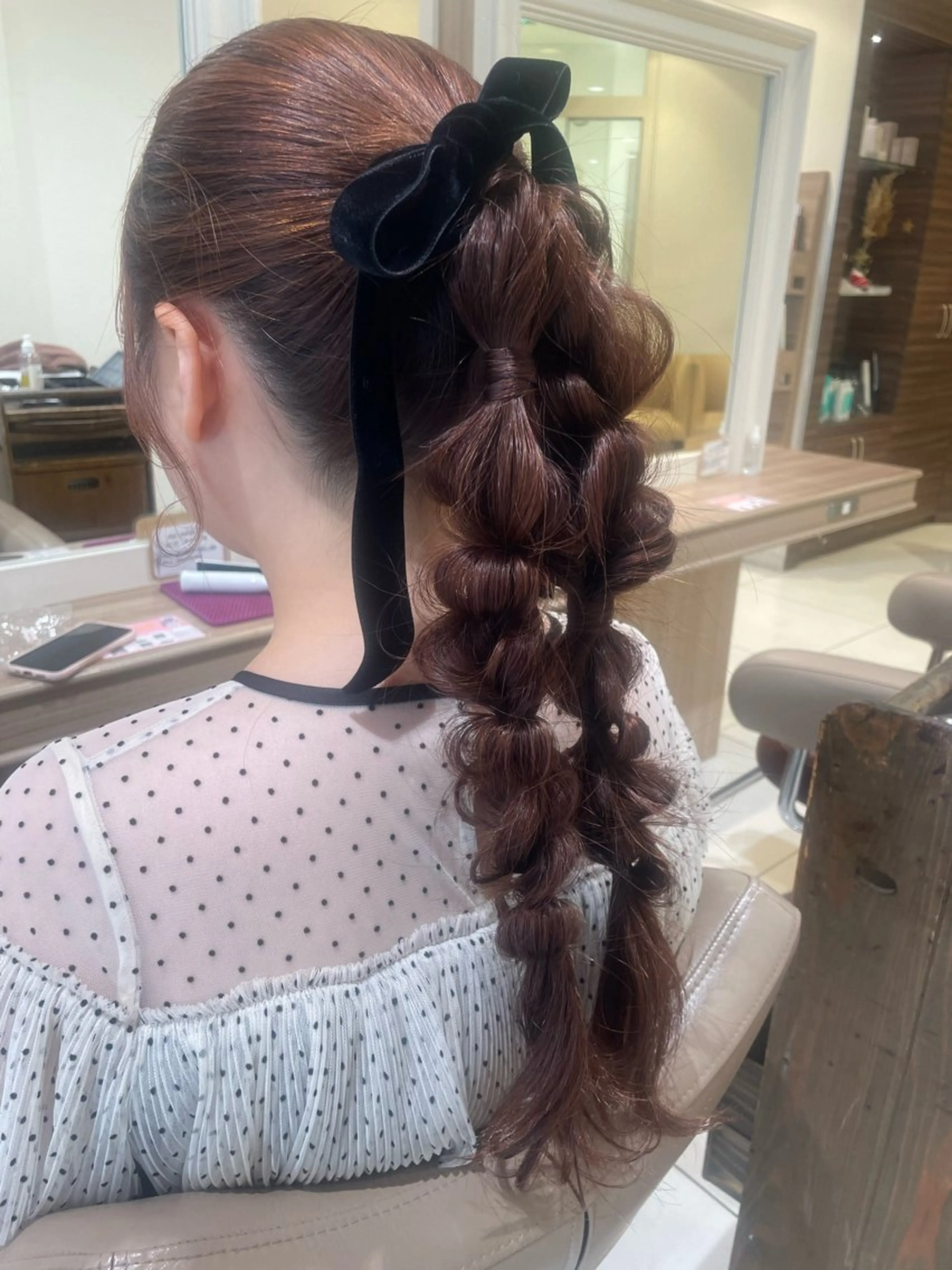 ロング ヘアアレンジ ヘアセット 韓国ヘアメイク🎀/ 縮毛矯正✨山本媛香のヘアスタイル