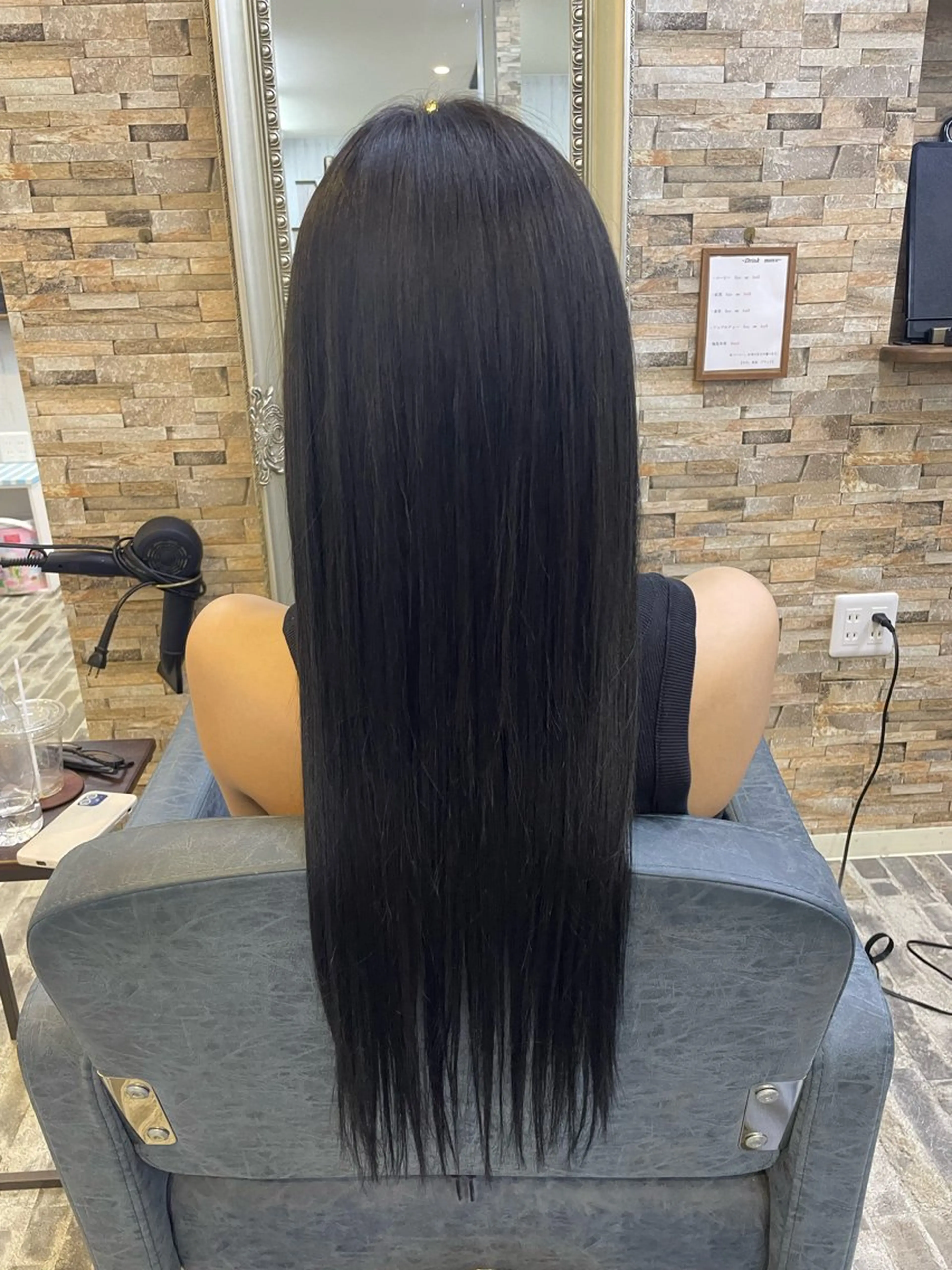 ロング シールエクステ エクステ 姫路アンメリーアン ダンのヘアスタイル