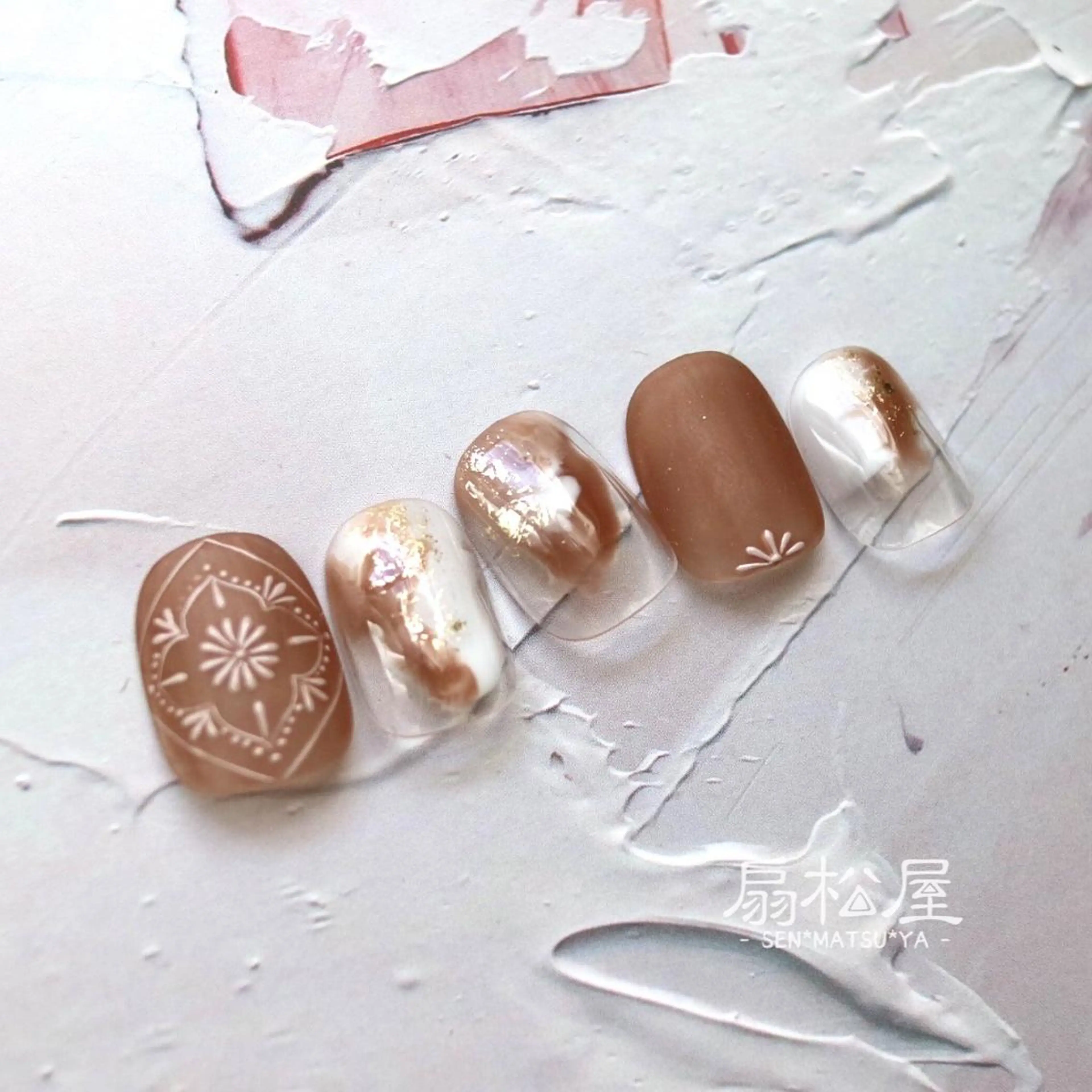 ネイル 扇松屋 marie.nのネイルデザイン