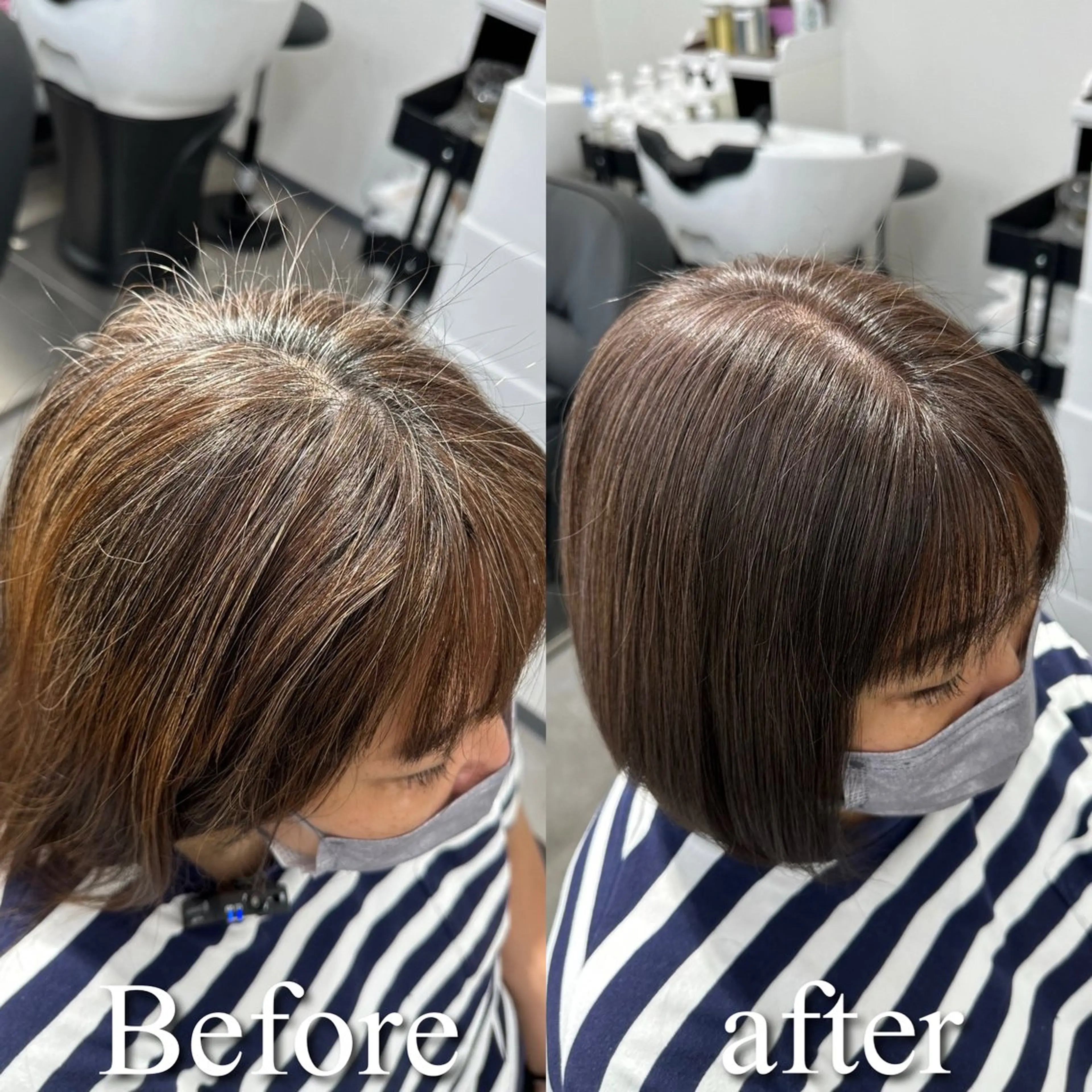 ロング カラー レイヤーカット 髪質改善専門店 Adele 青山所属・白髪ぼかし/レイヤー 青山/ヒロキのヘアスタイル