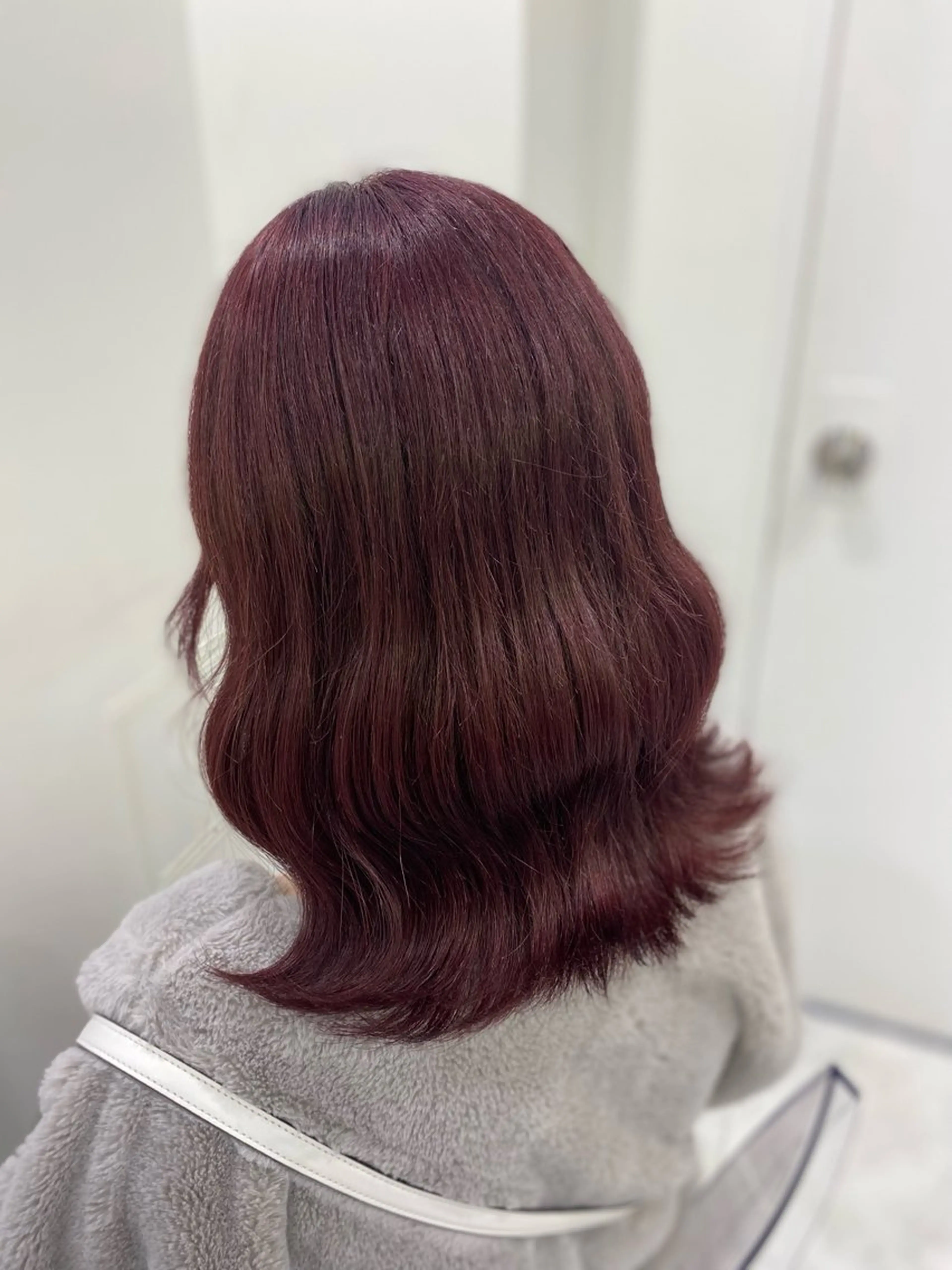 ミディアム カラー ガーリー♡女の子っぽ ヘア♡ピンクカラー♡のヘアスタイル