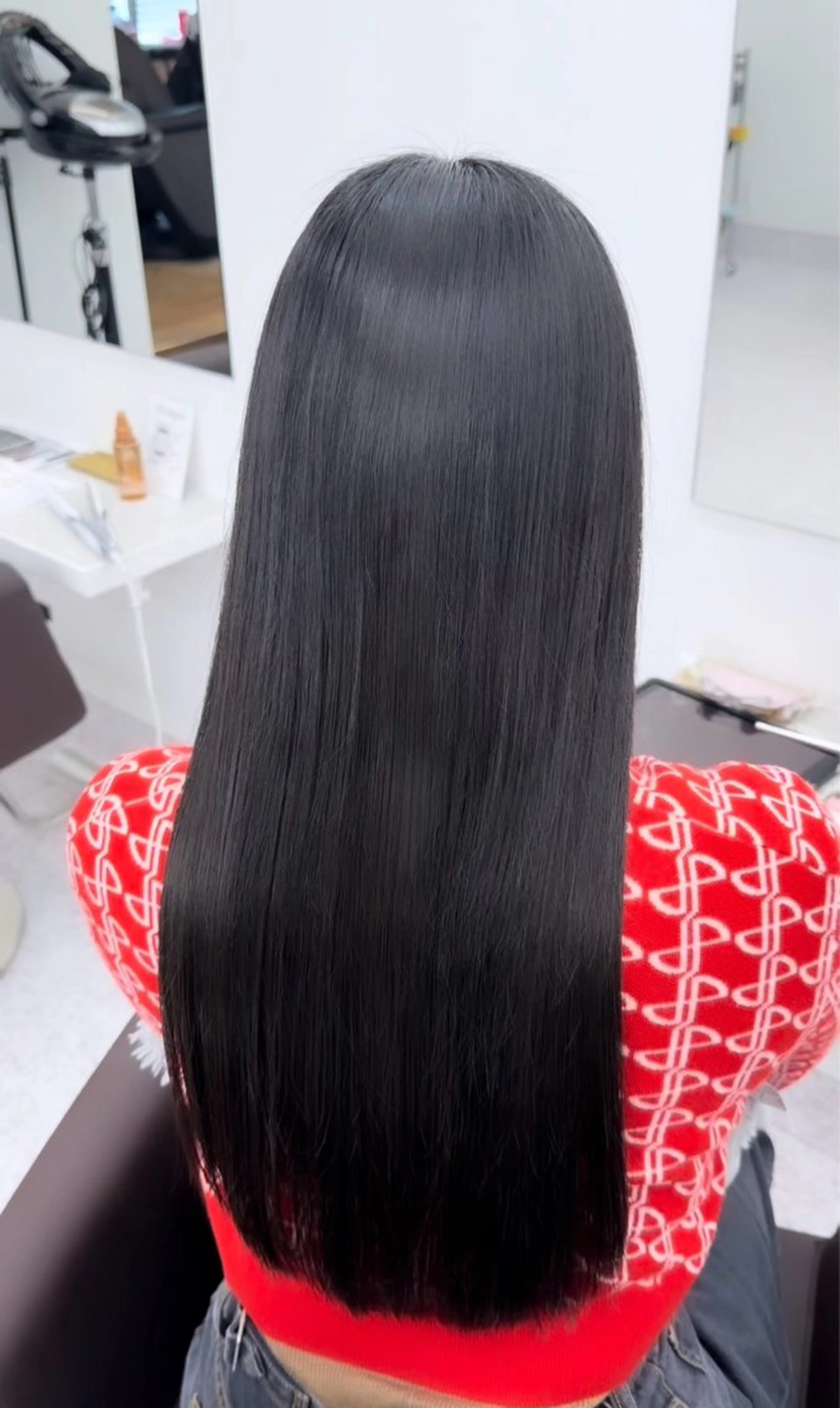 ロング カラー パーマ ヘアアレンジ メンズ キッズ トリートメント 透明感カラー／ 新潟万代/池野里衣のヘアスタイル