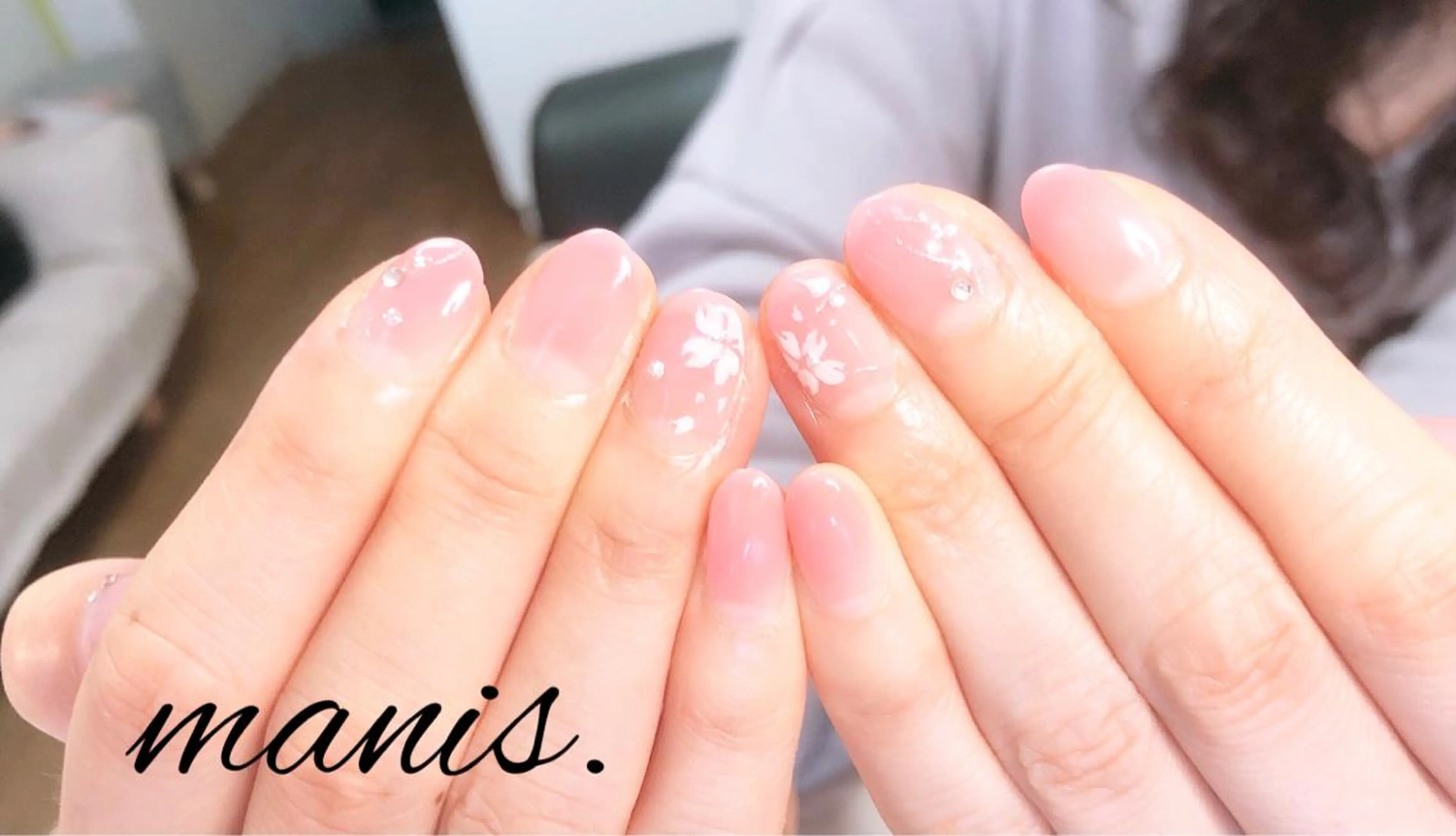 ネイル 桜ネイル manis .のネイルデザイン