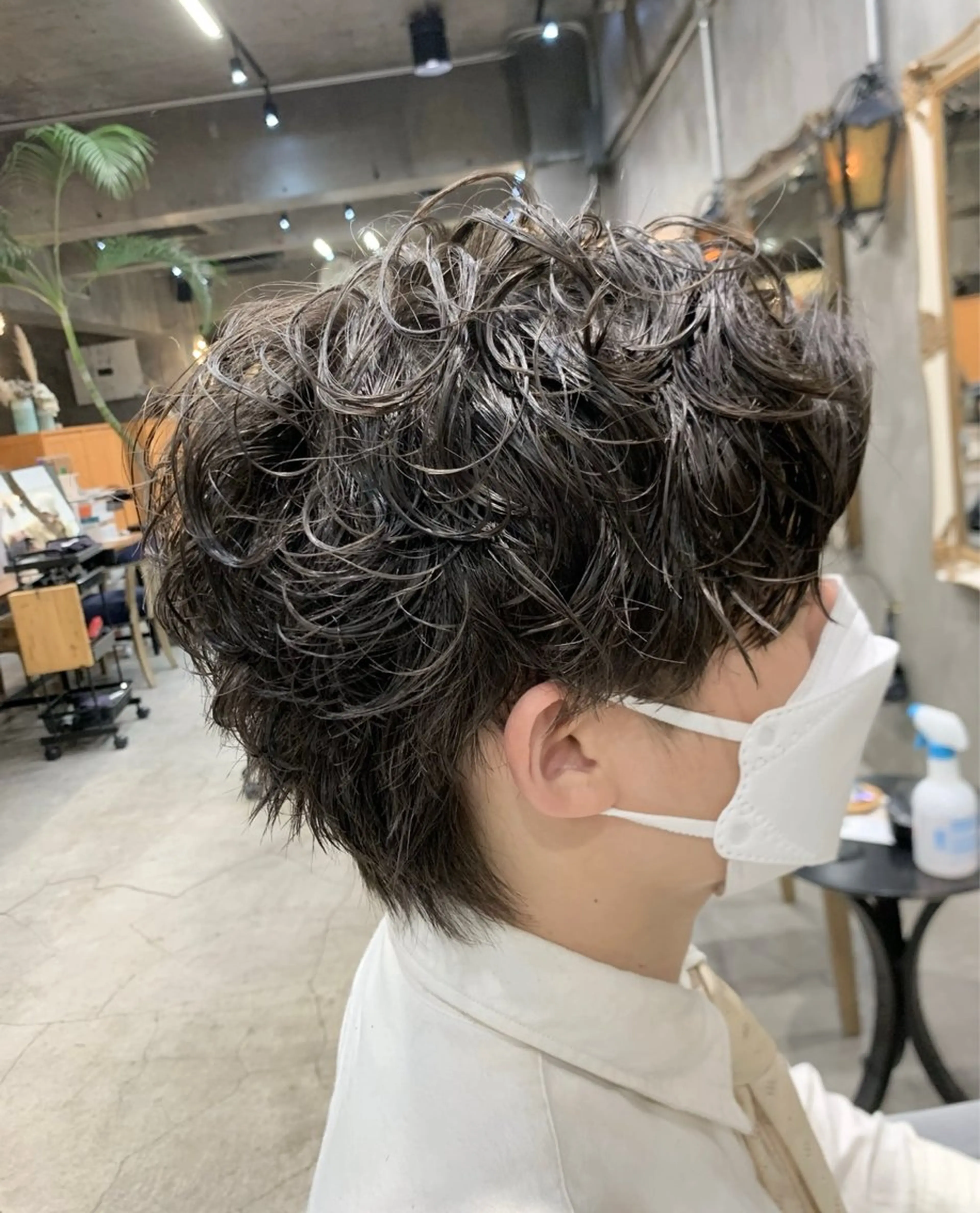 ⚠️イメチェンするならこれ⁉️【⭐️メンズフルコース🍚カット＋3Dパーマ＋艶カラー😜】の写真