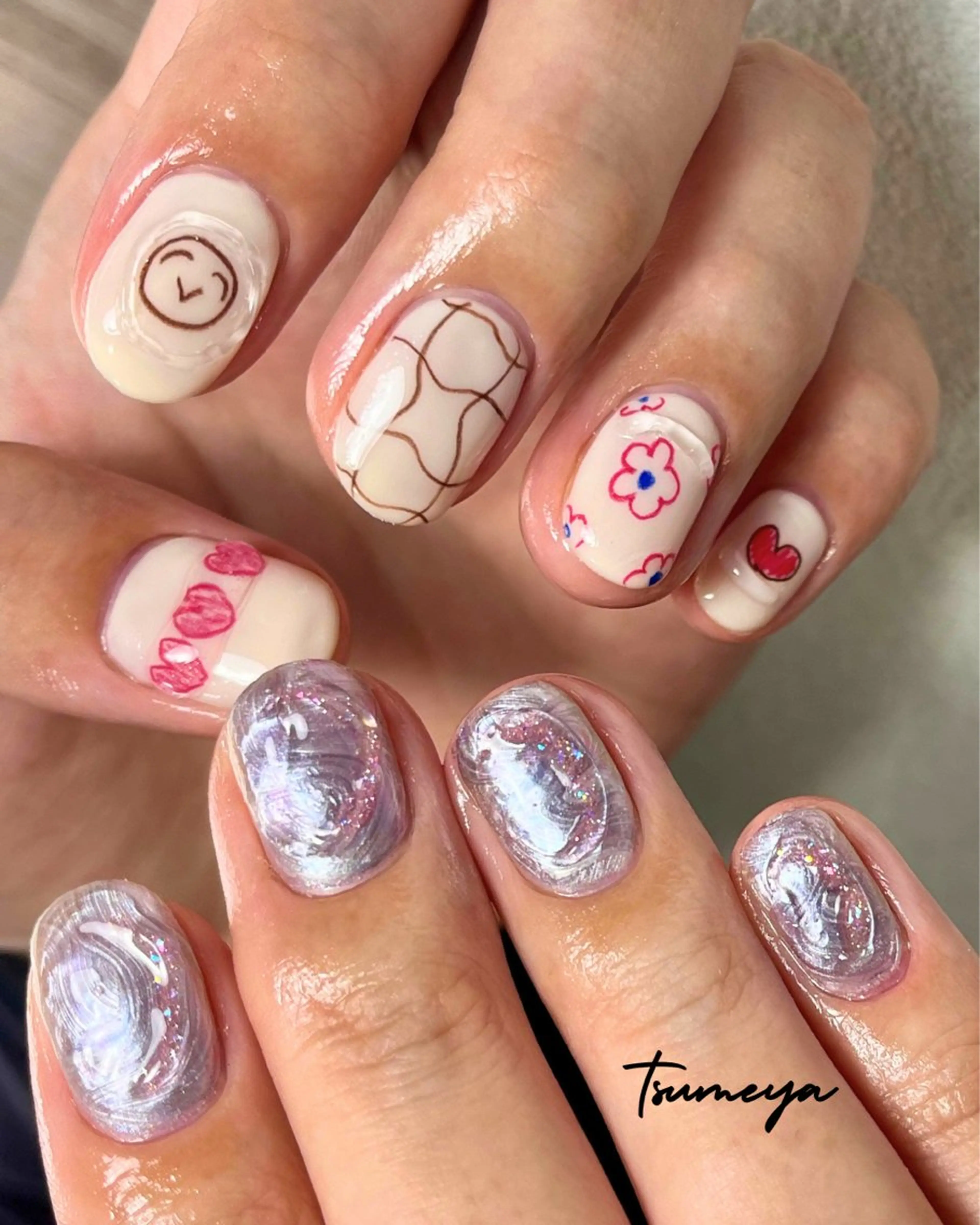 ネイル ハンドネイル tsumeya かわいく長持ちネイルのネイルデザイン