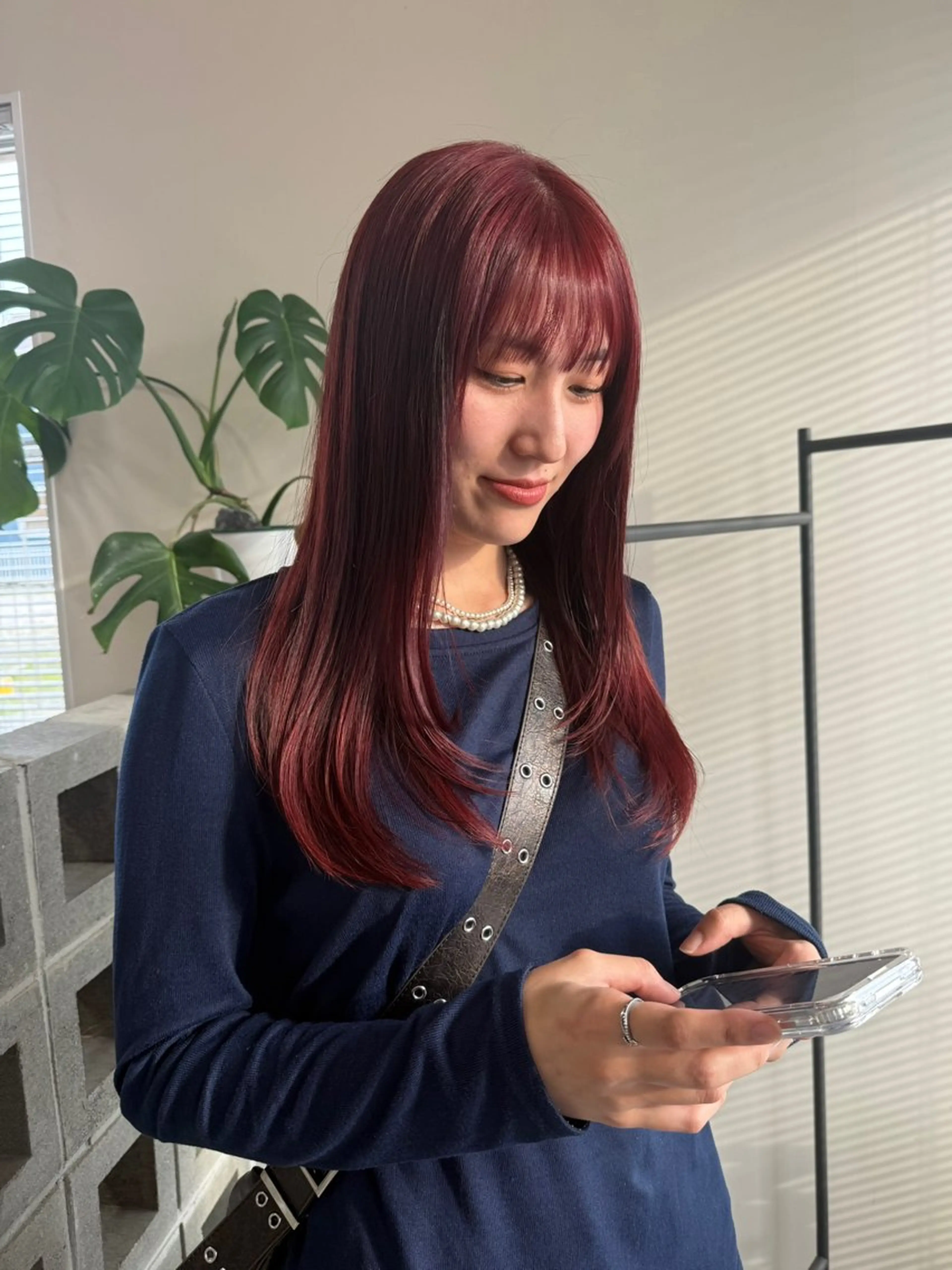 ロング カラー カット ヘアカラー neneka レイヤーカット🍀のヘアスタイル