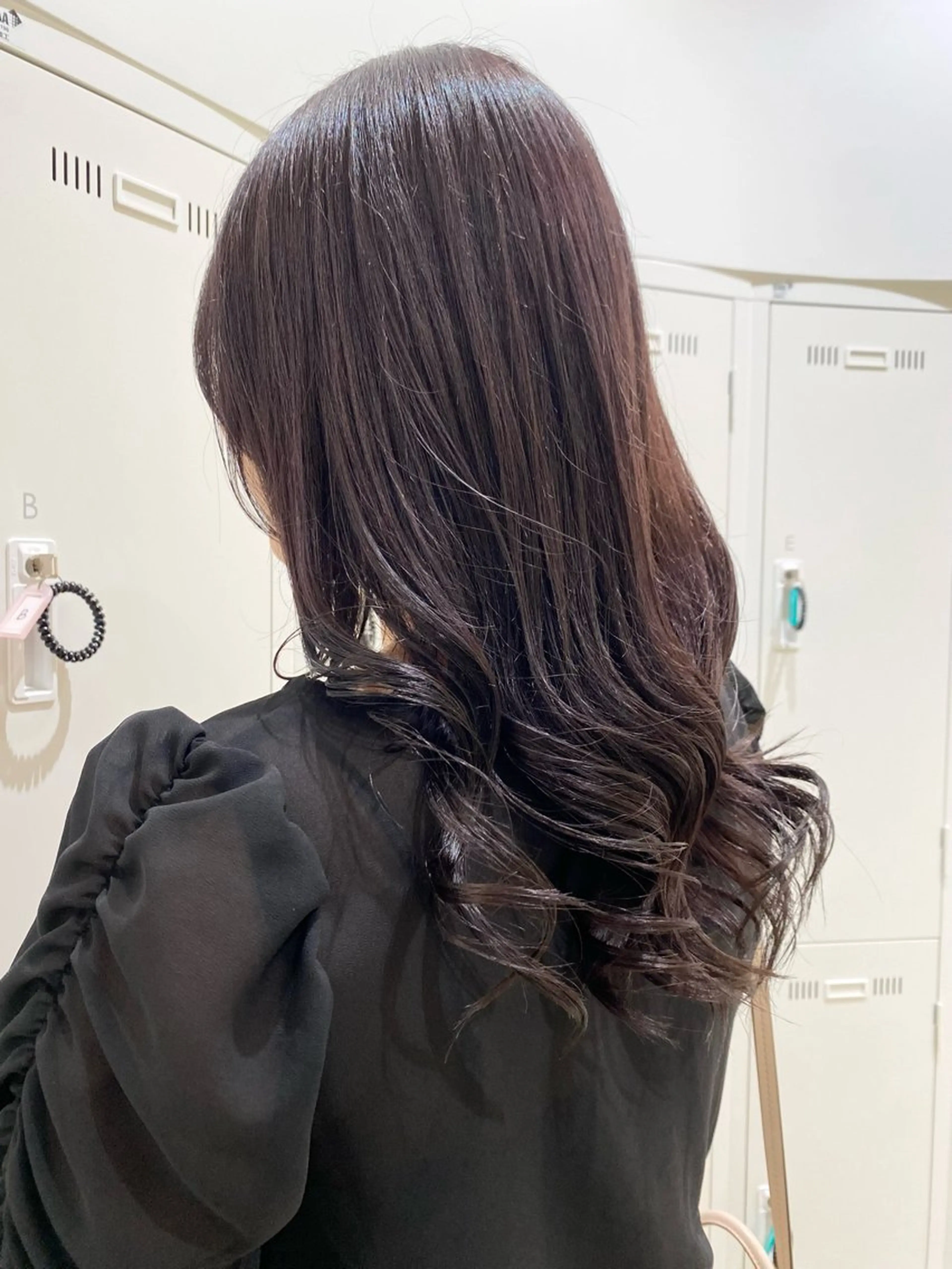 ロング カラー 垢抜け/レイヤー/ ハイトーン/アスナのヘアスタイル