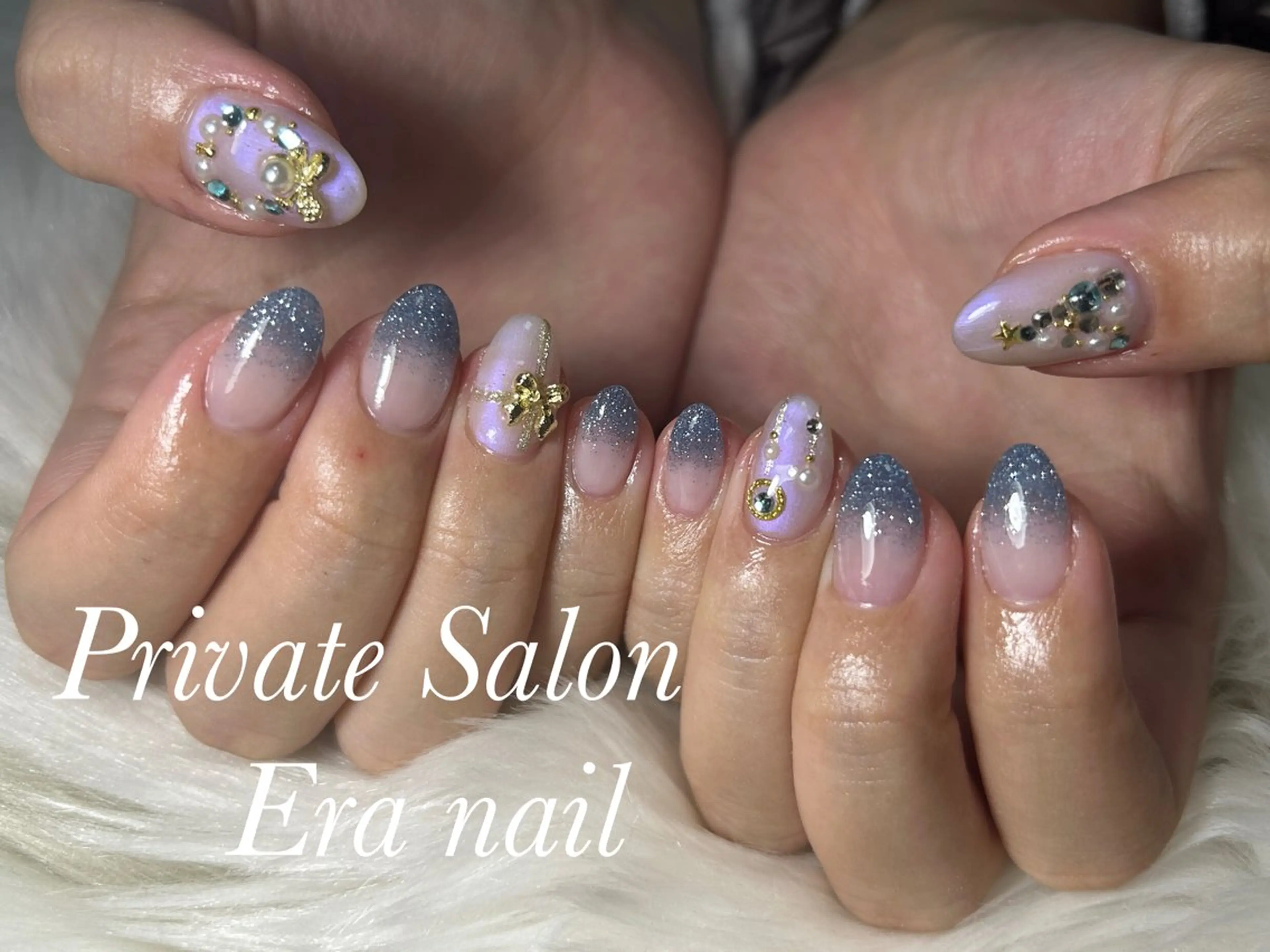 ネイル スカルプネイル ショートネイル ハンドネイル Era nailのネイルデザイン