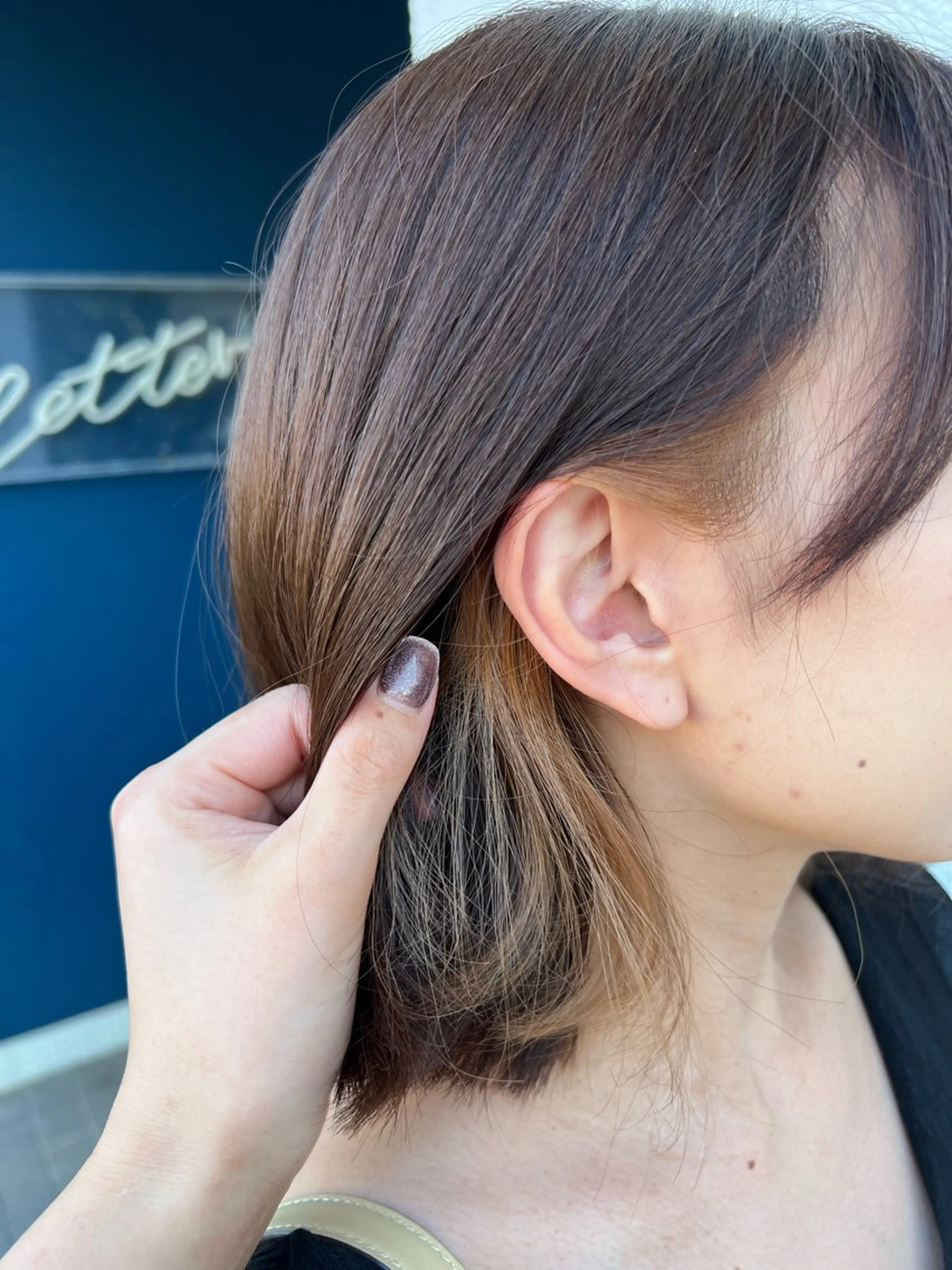 🐈‍⬛12月限定🧶30%off🦋【デザインカラー(ブリーチ+カラー)】の写真