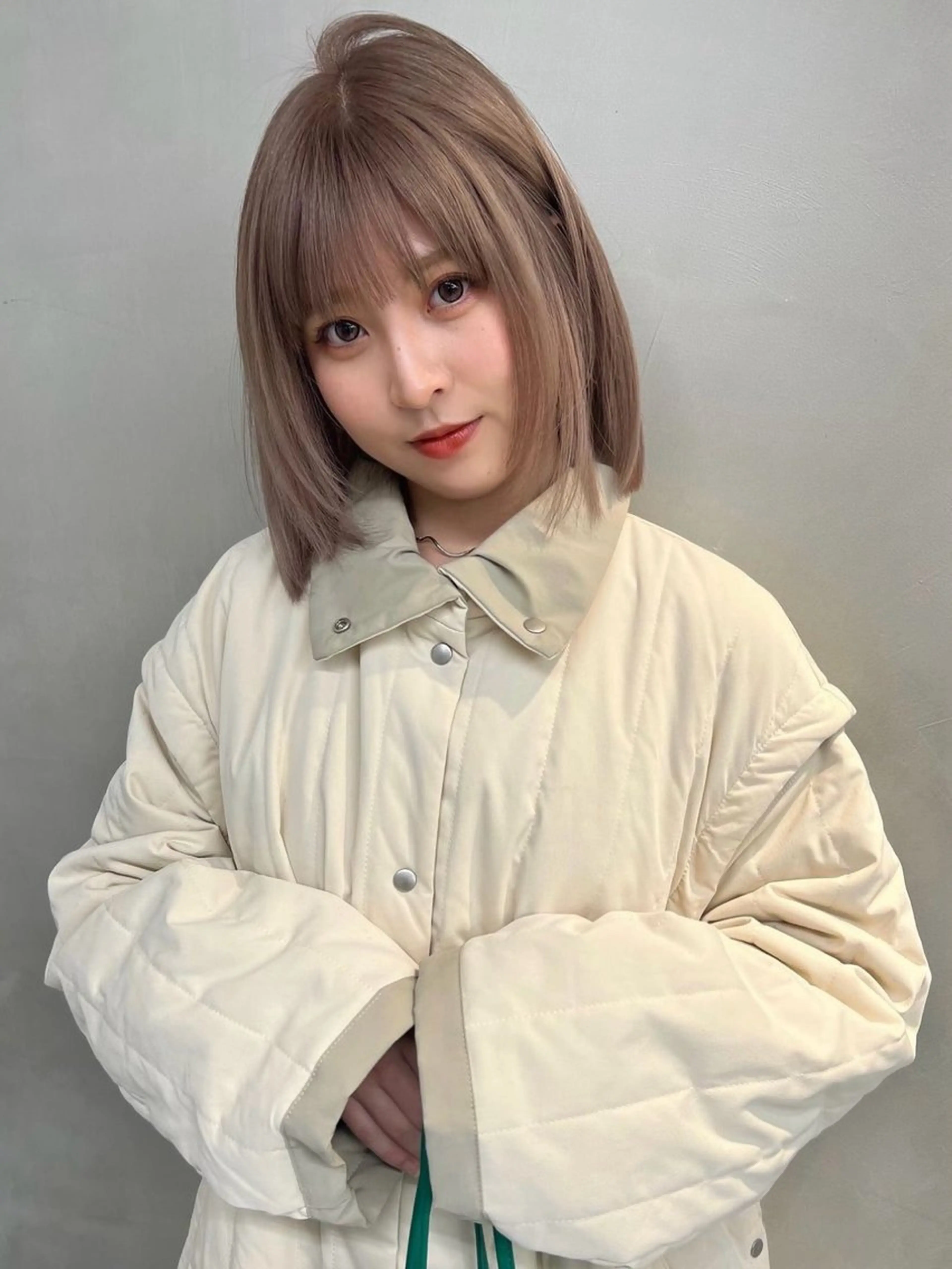 ショート カラー カット ヘアカラー トリートメント 韓国/レイヤー/ 透明感🩶ひかる🩶のヘアスタイル